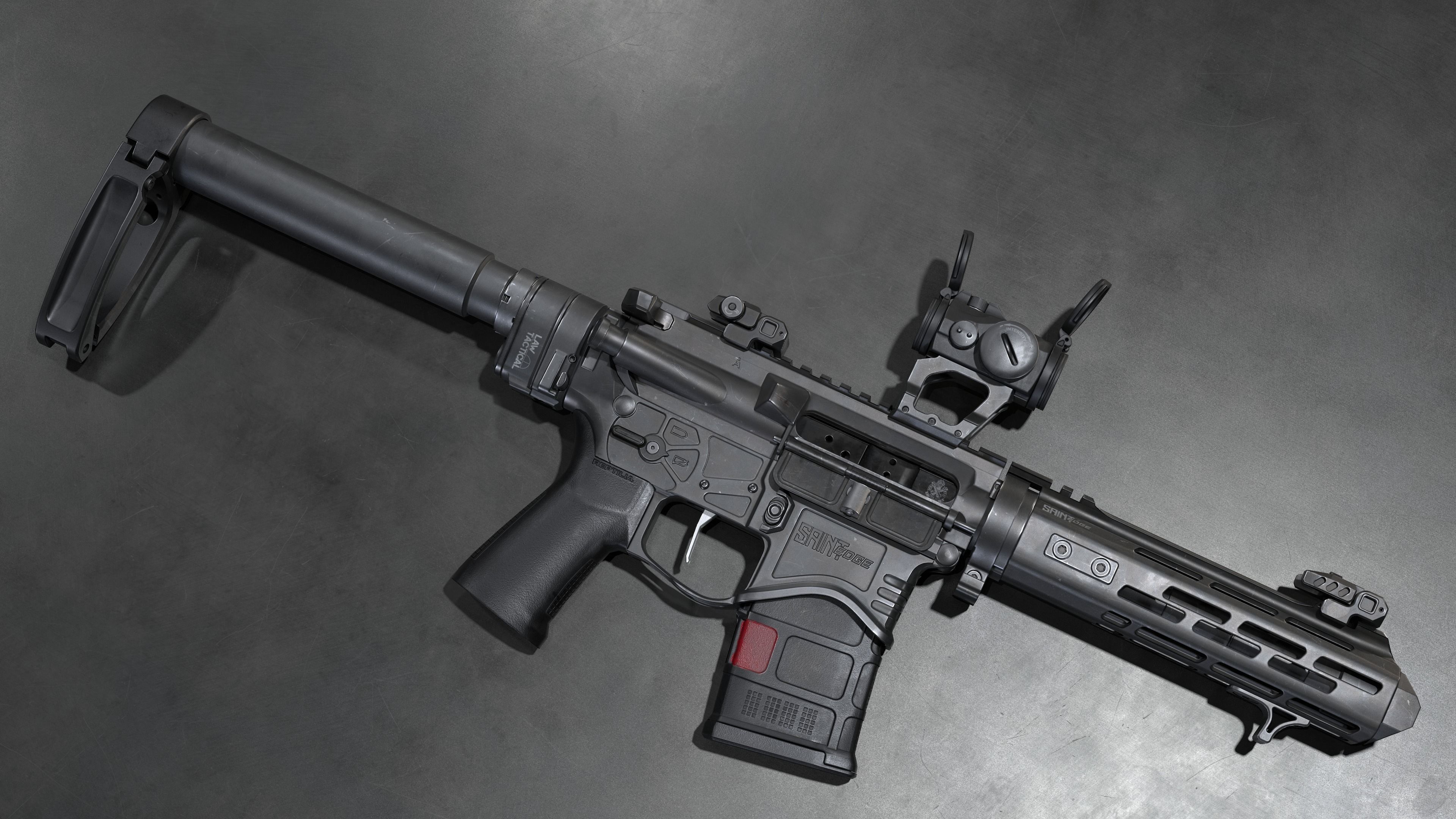 Springfield Armory Saint edge EVAC ar15 pistol Low-poly 3D model_7