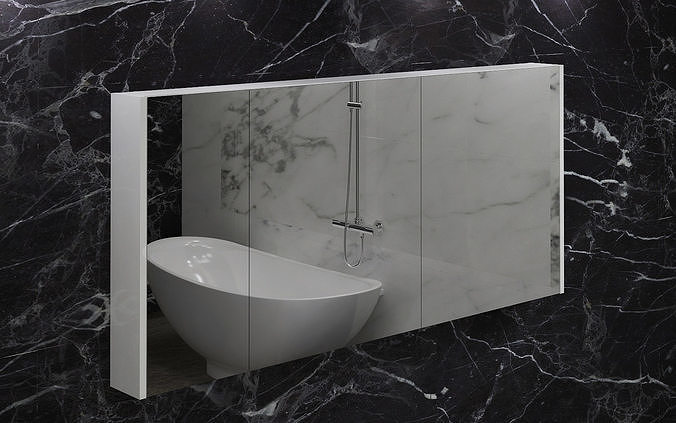 bathroom mirror model 3D model