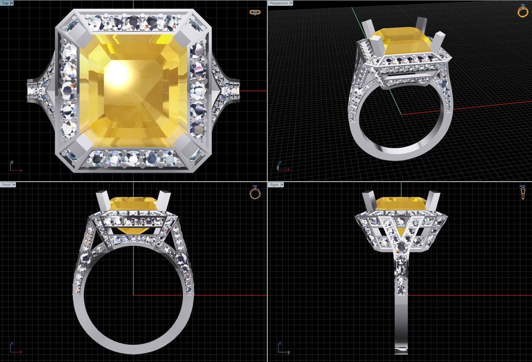 Ring 40 3D print model_6