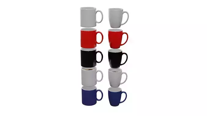 Coffee Cups 3D model