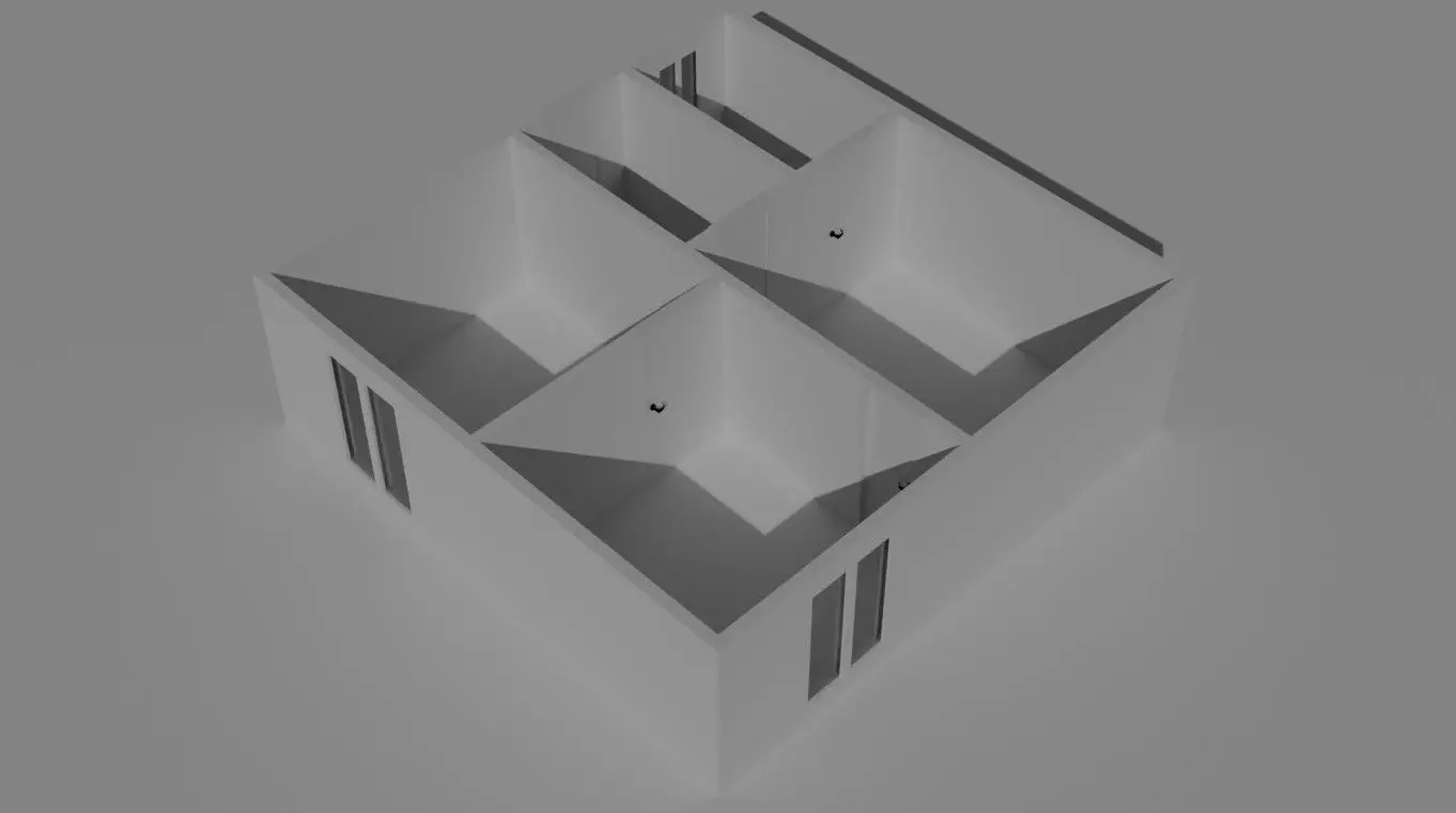 Apartment cube Free 3D model_0