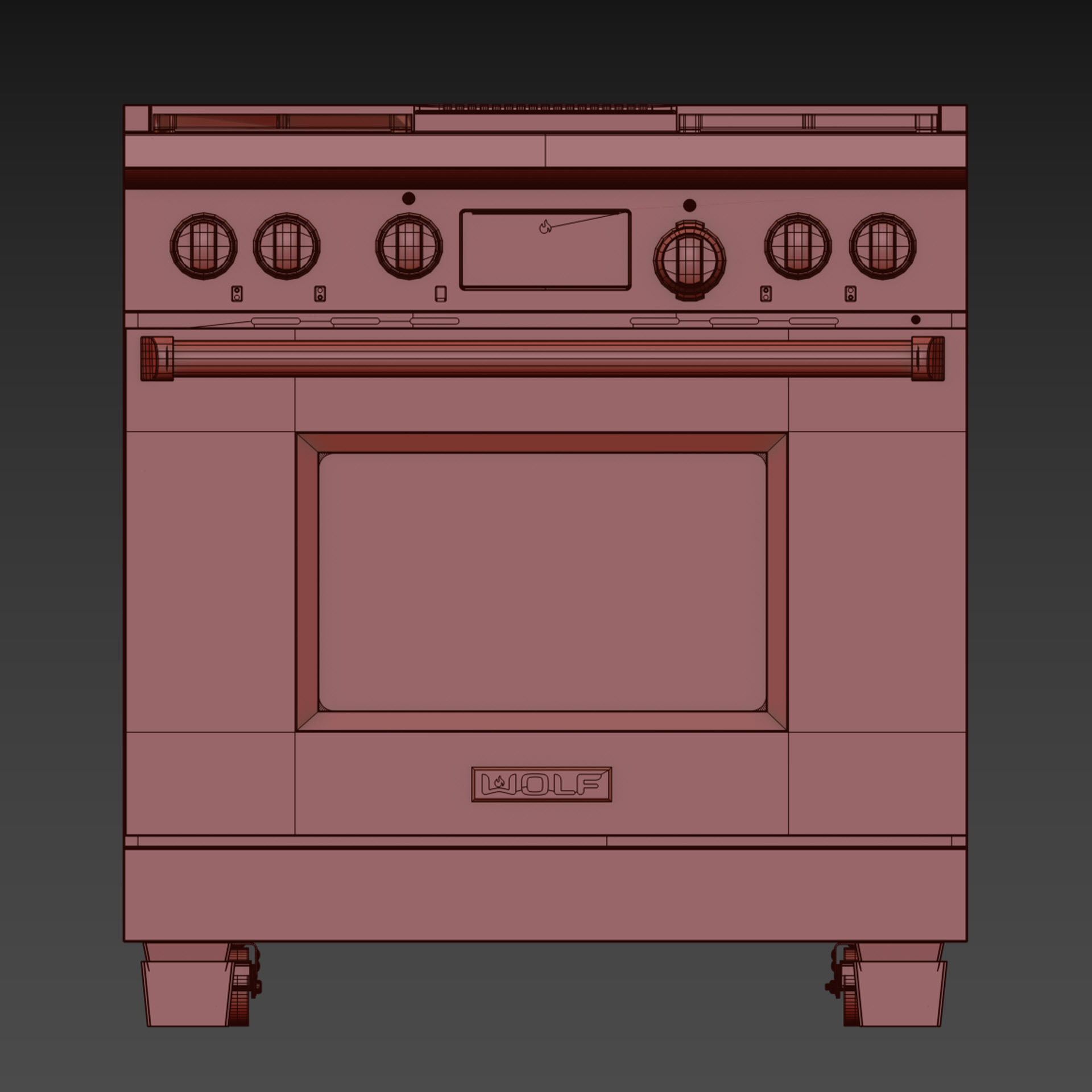 WOLF DF364G 3D model_12