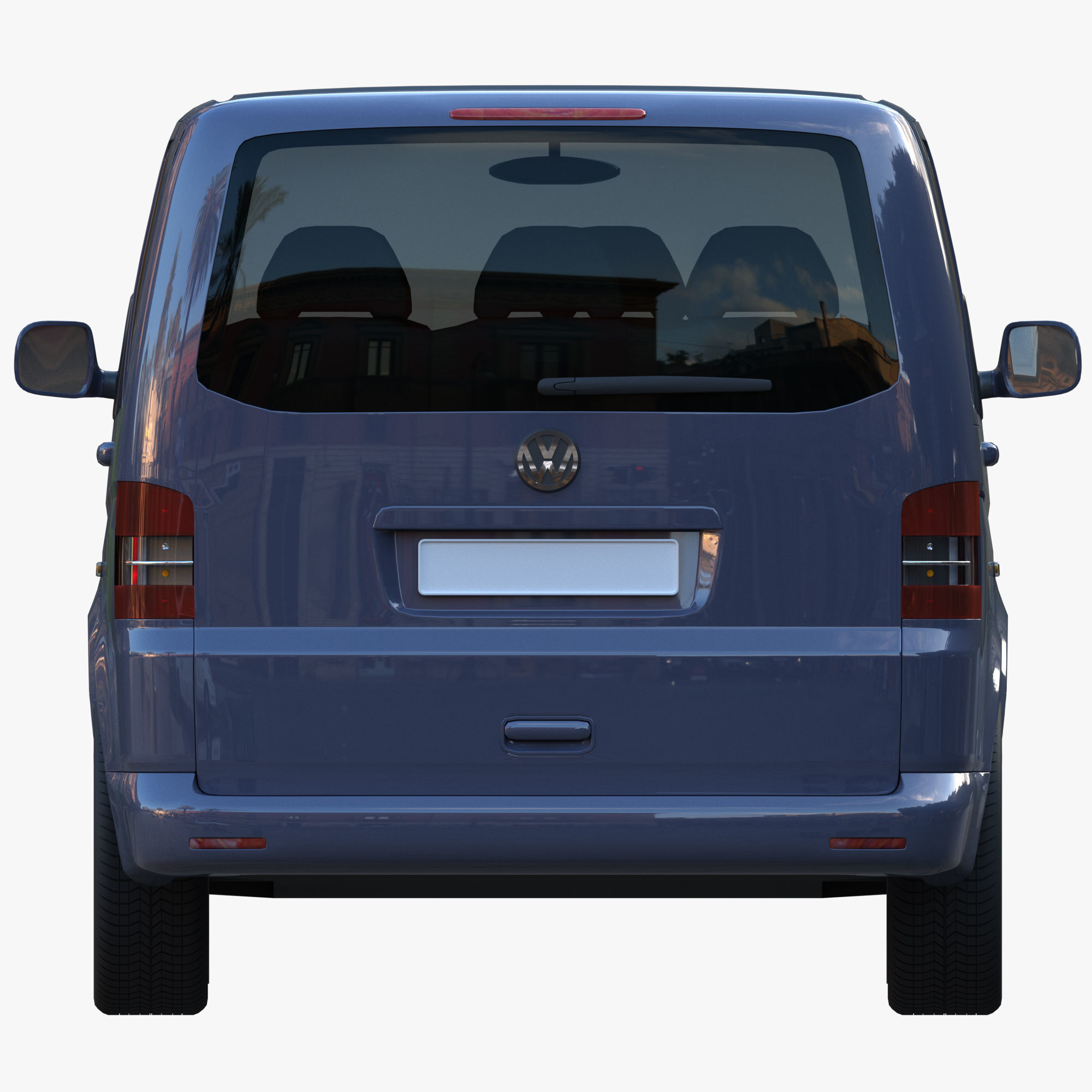 VW Multivan T5 3D model_8