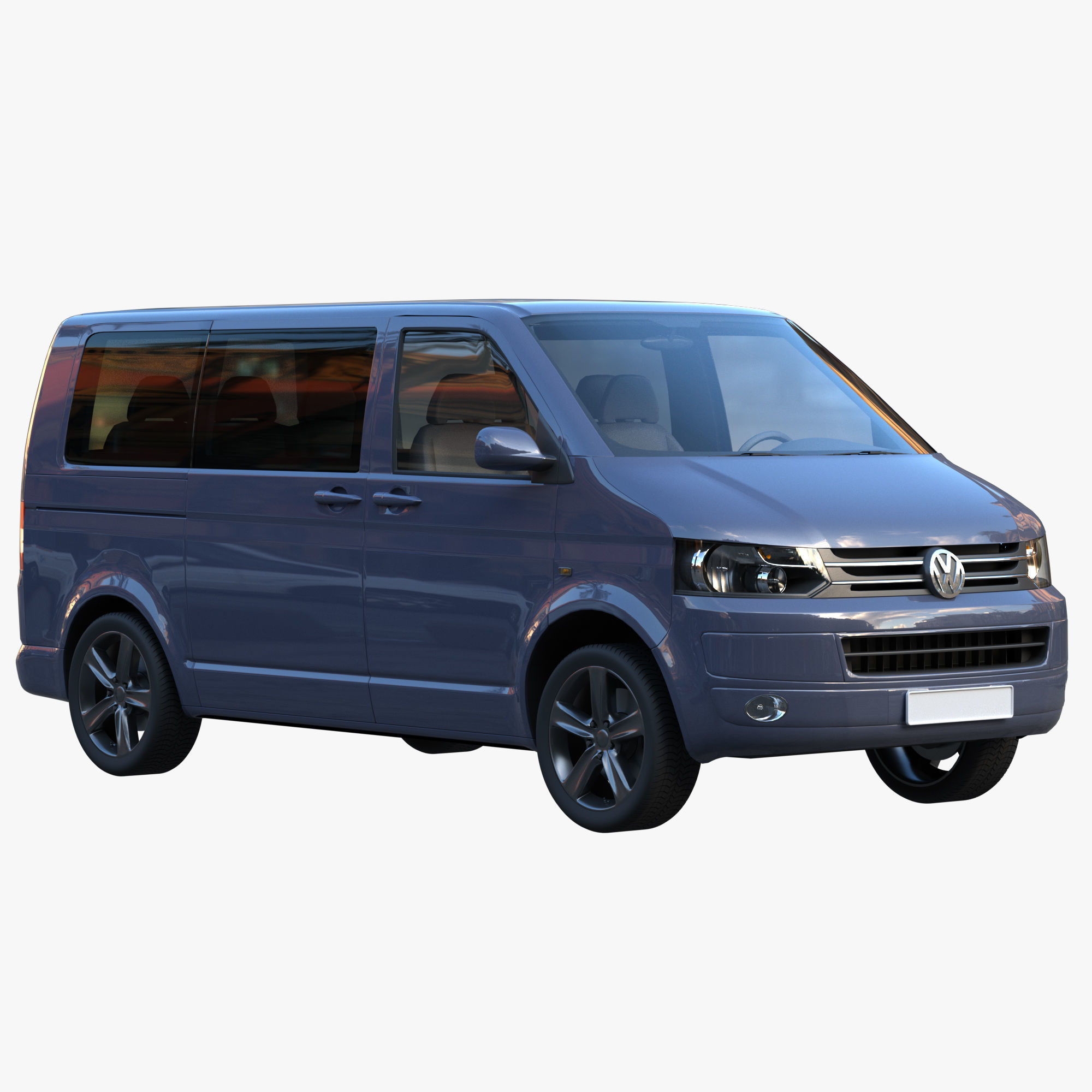 VW Multivan T5 3D model_15