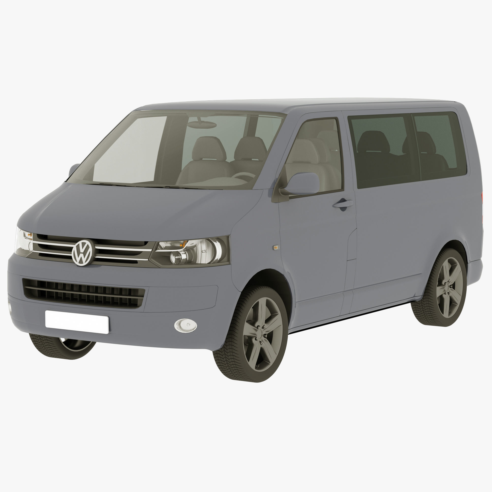 VW Multivan T5 3D model_1