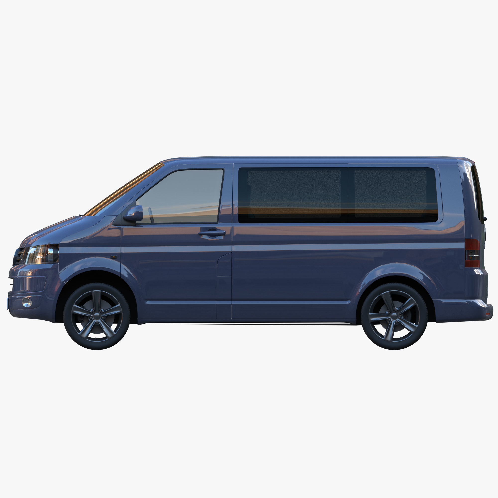 VW Multivan T5 3D model_12