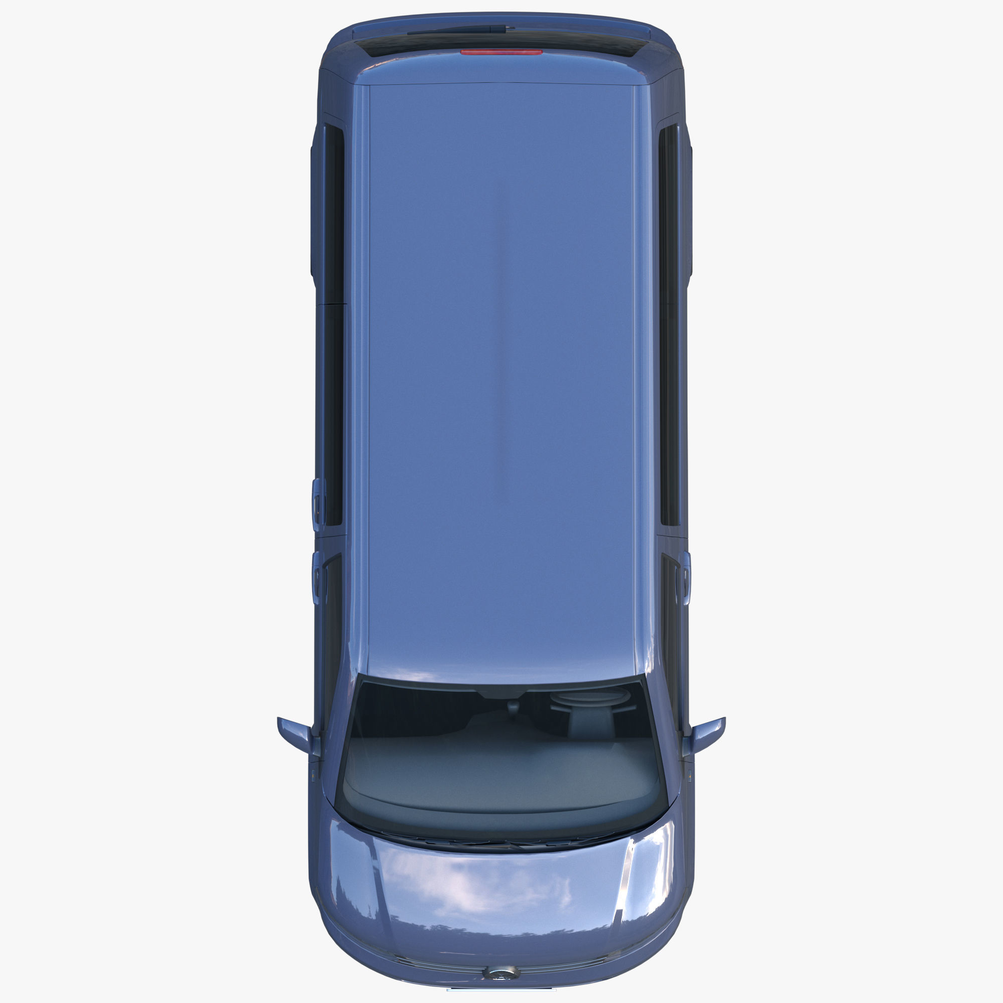 VW Multivan T5 3D model_14