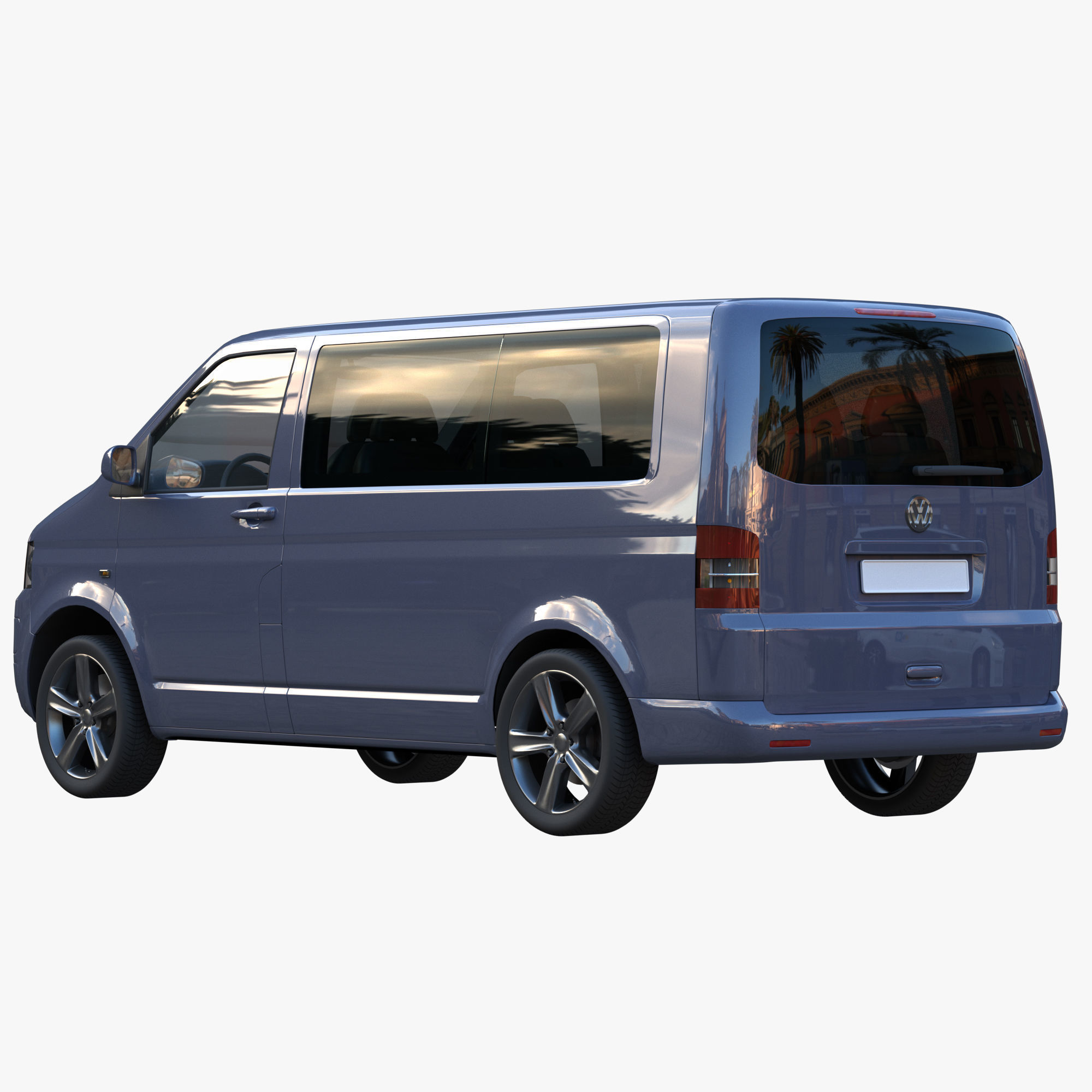 VW Multivan T5 3D model_16