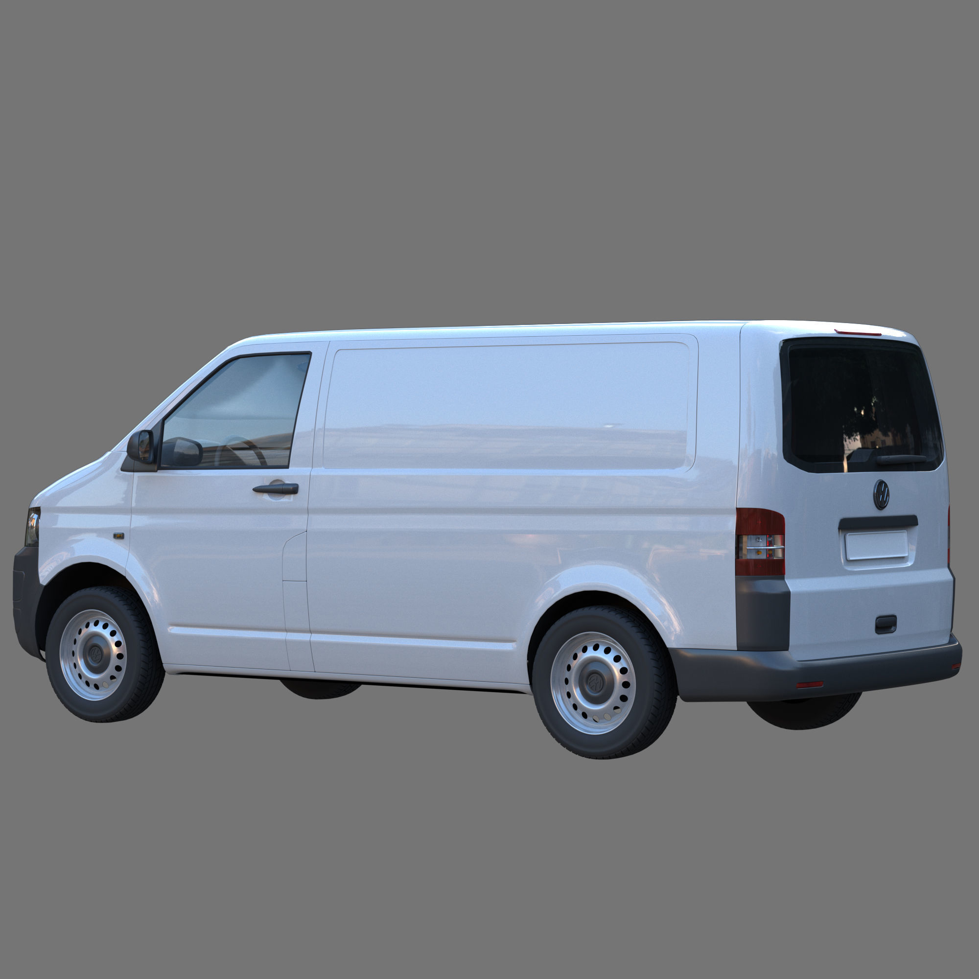 VW Multivan Transporter T5 3D Model Collection_12
