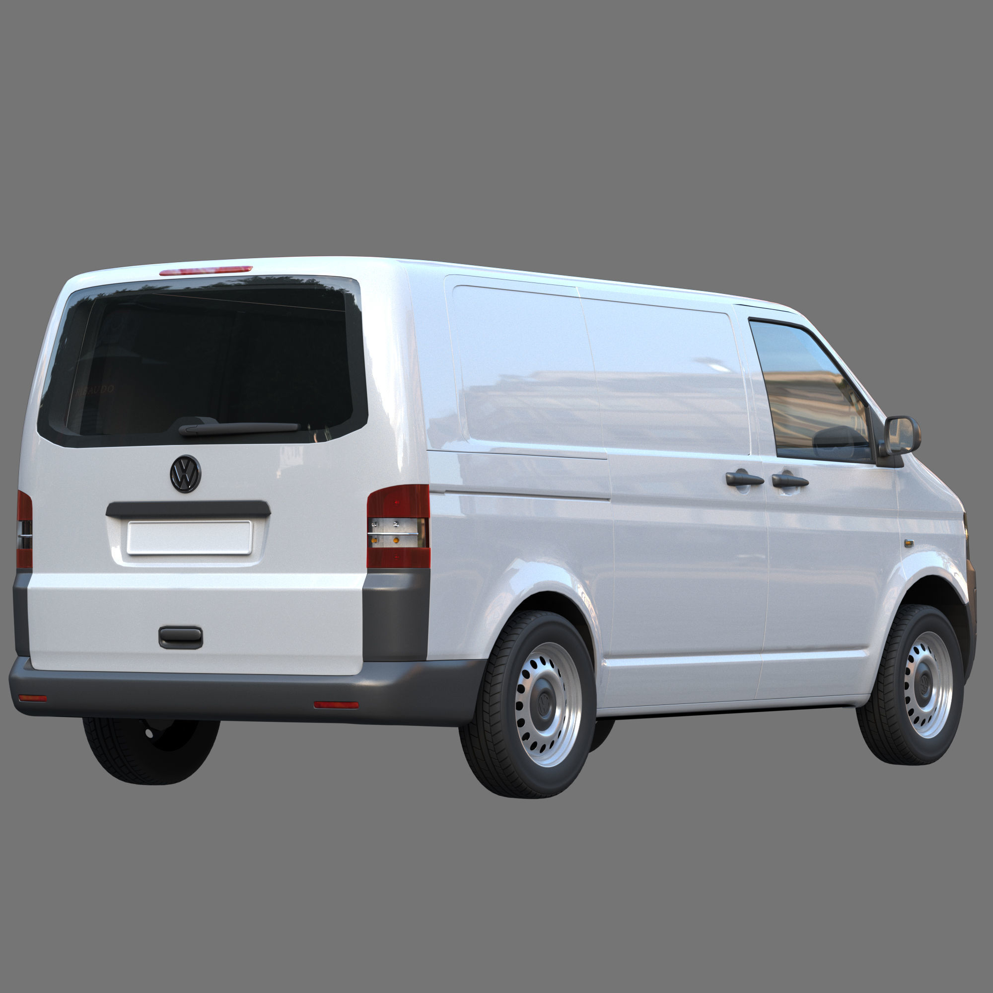 VW Multivan Transporter T5 3D Model Collection_15
