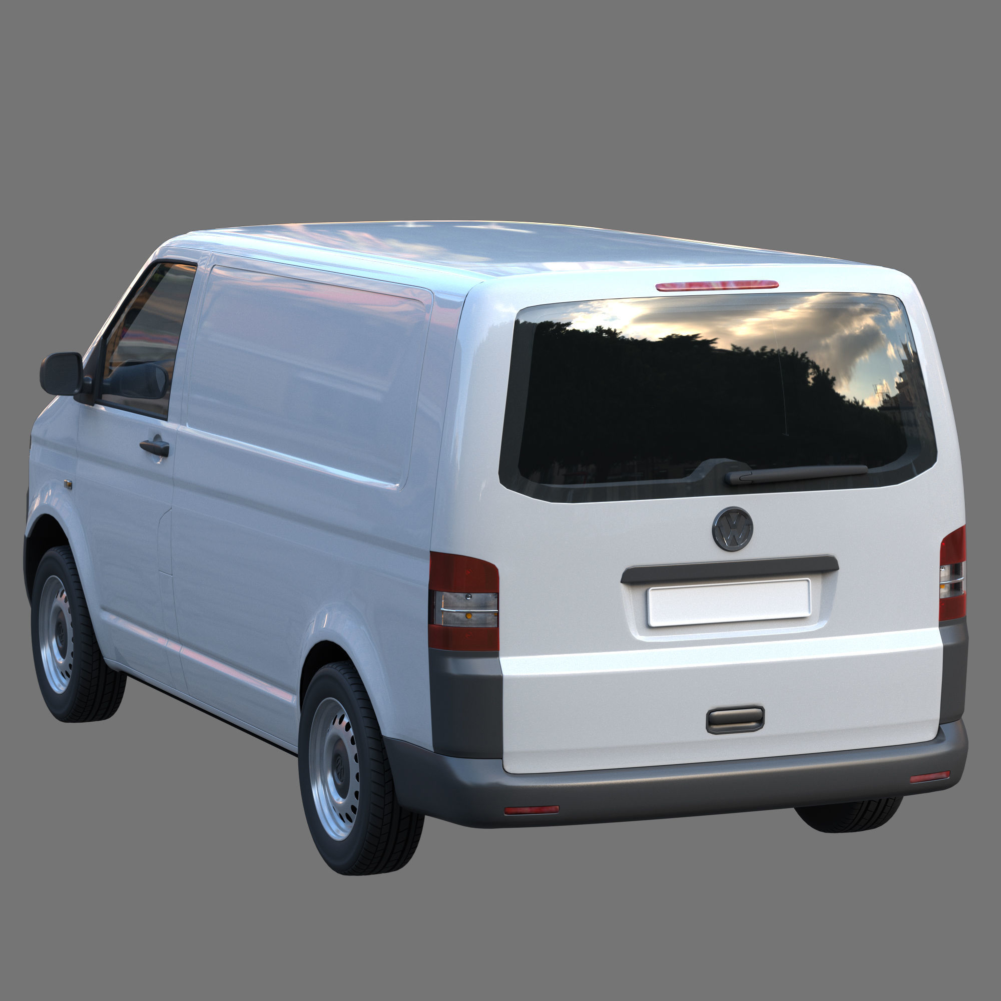 VW Multivan Transporter T5 3D Model Collection_14