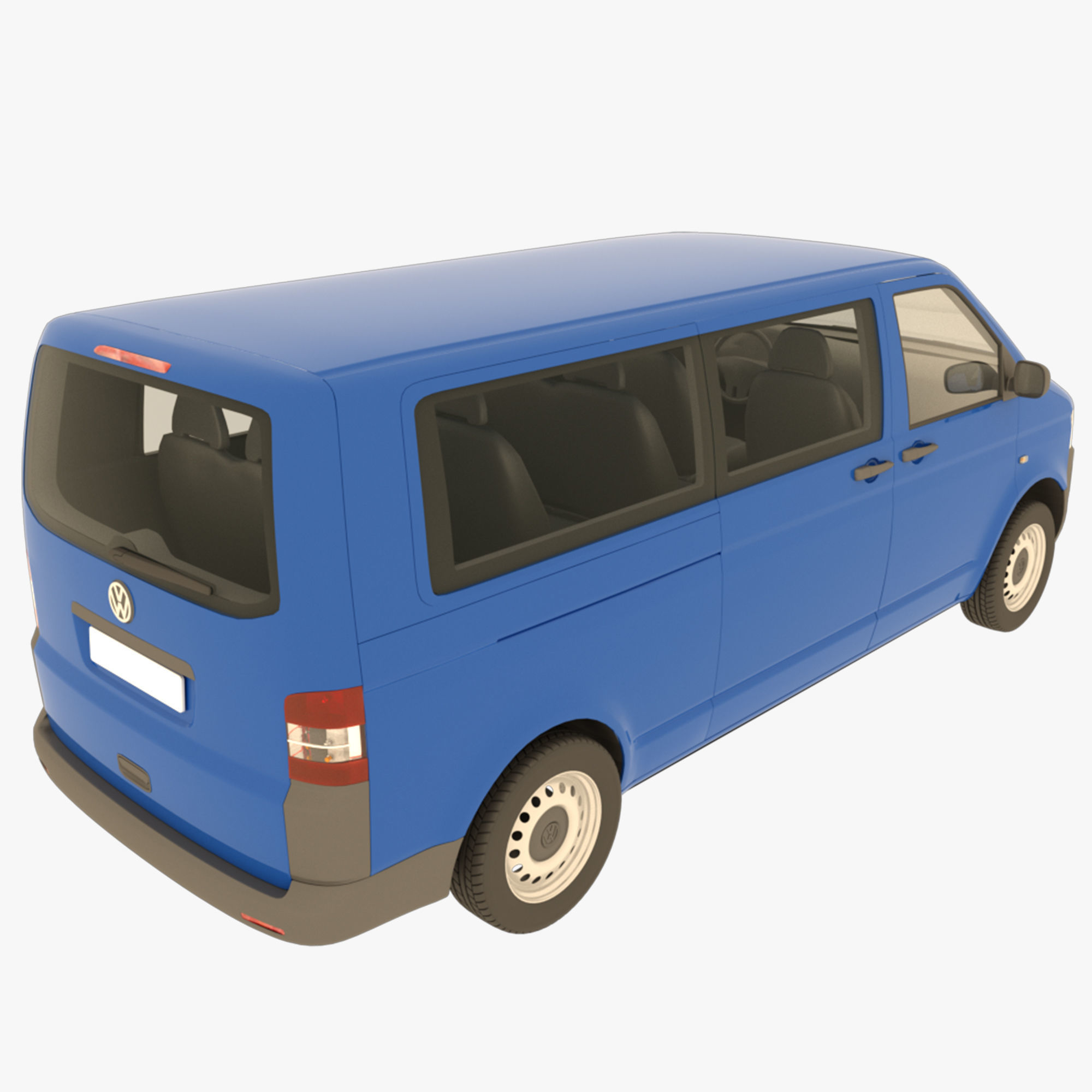VW Multivan Transporter T5 3D Model Collection_16