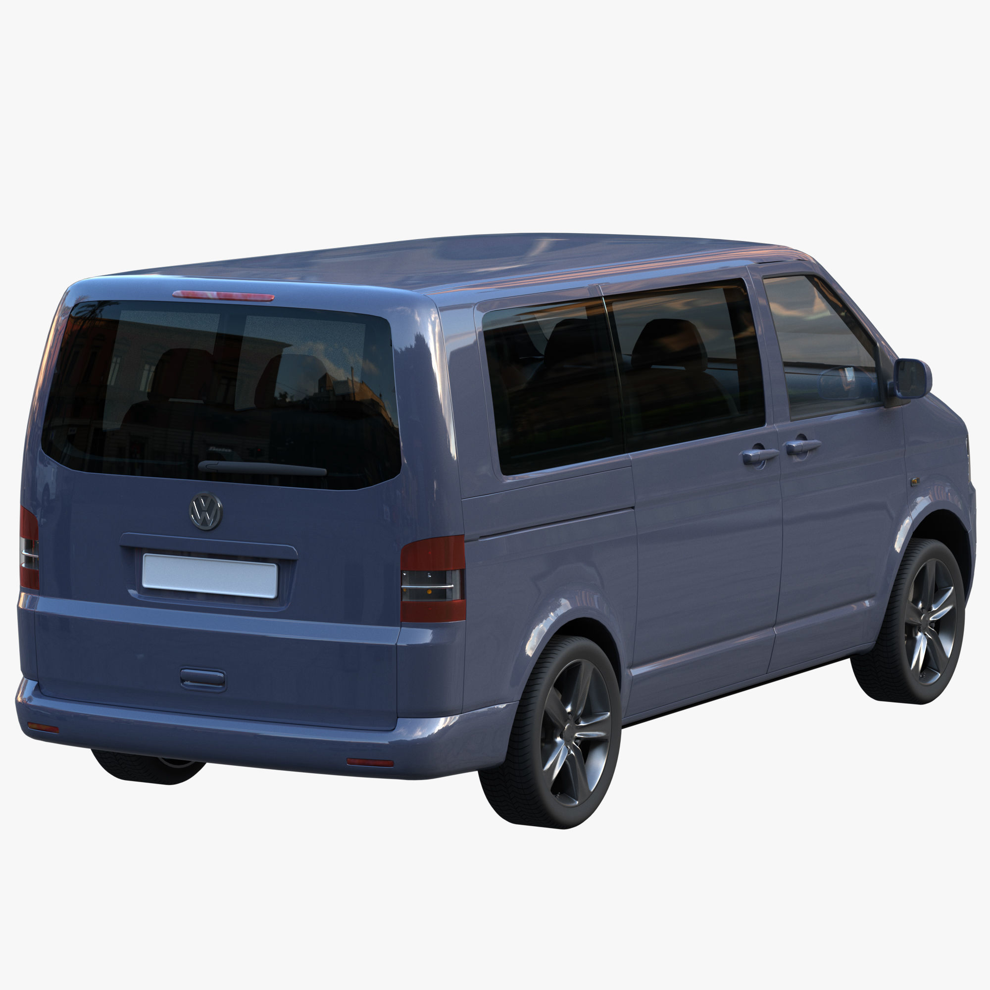 VW Multivan Transporter T5 3D Model Collection_10
