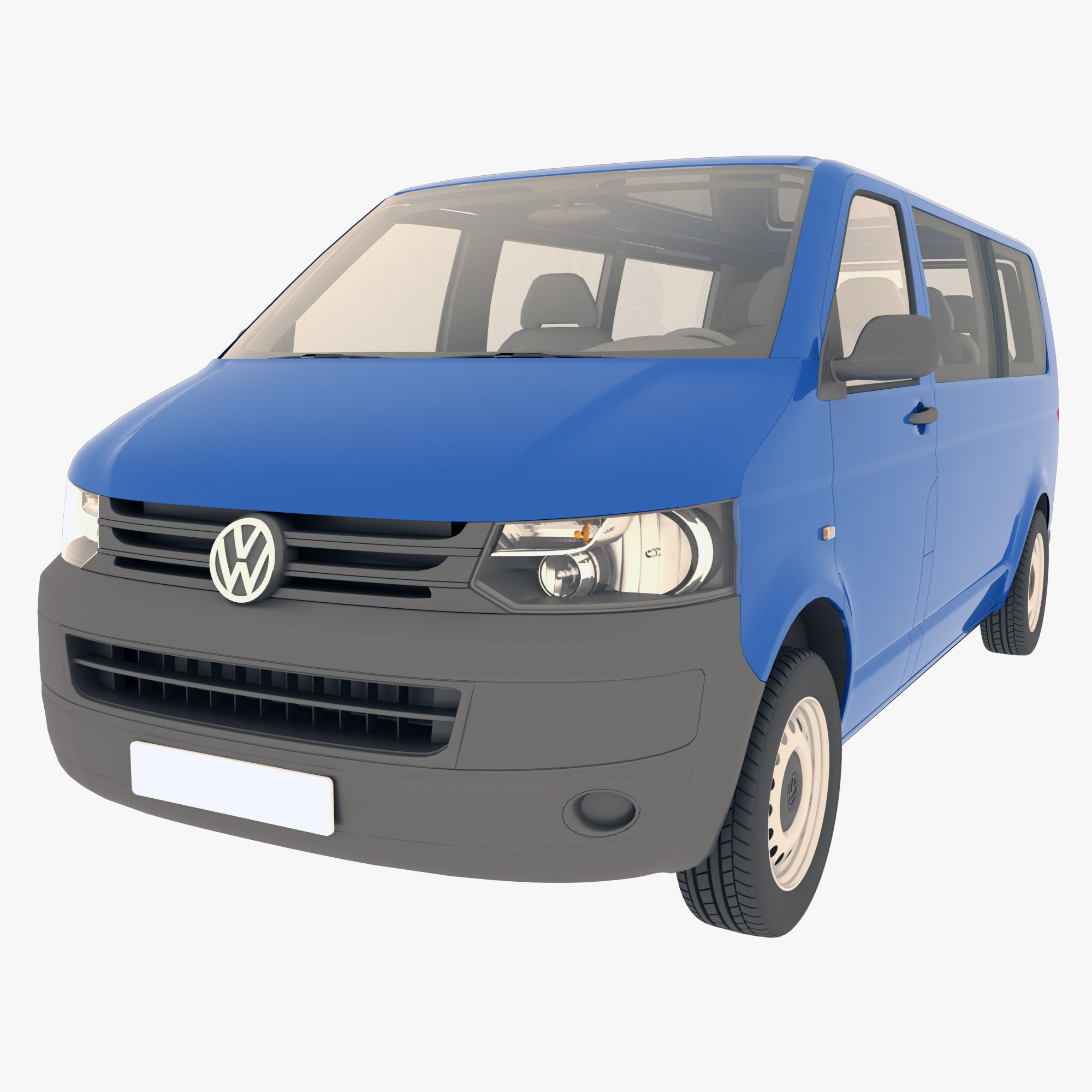 VW Multivan Transporter T5 3D Model Collection_17