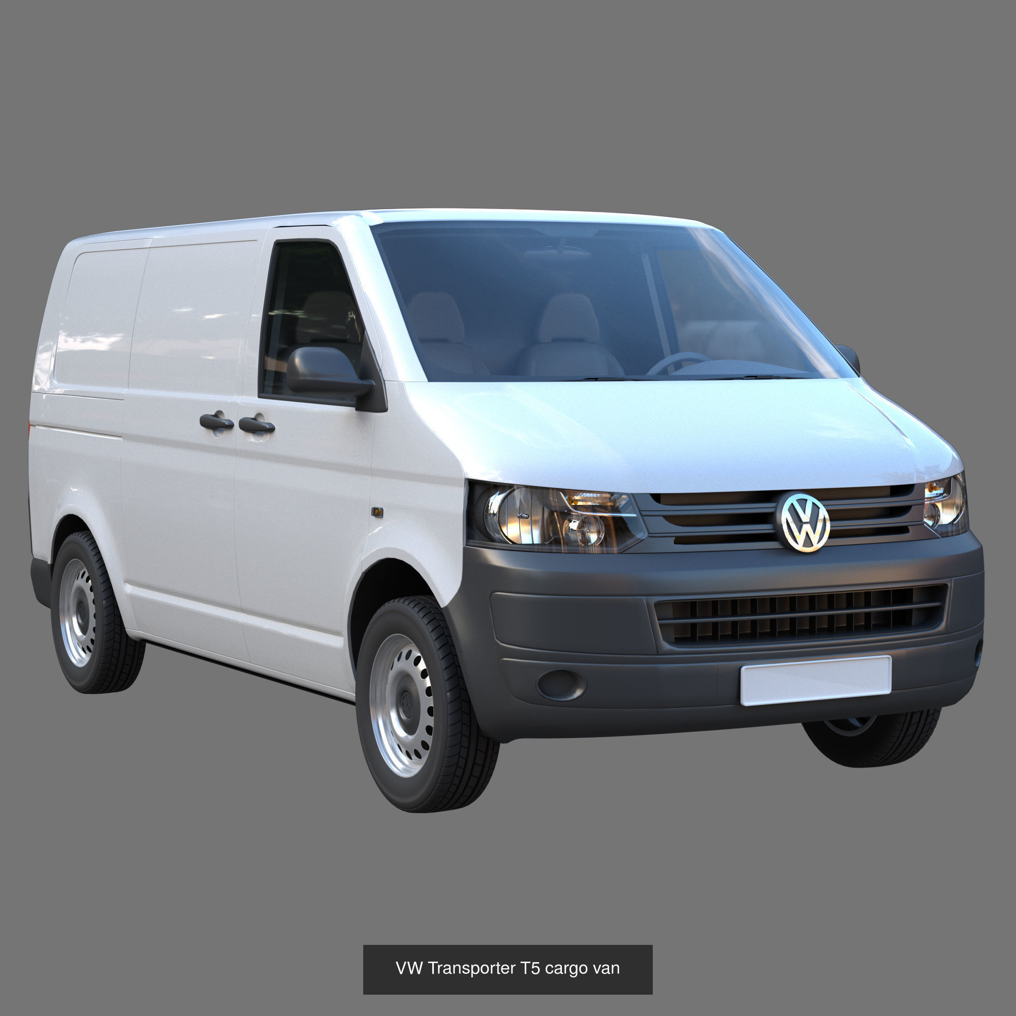 VW Multivan Transporter T5 3D Model Collection_3