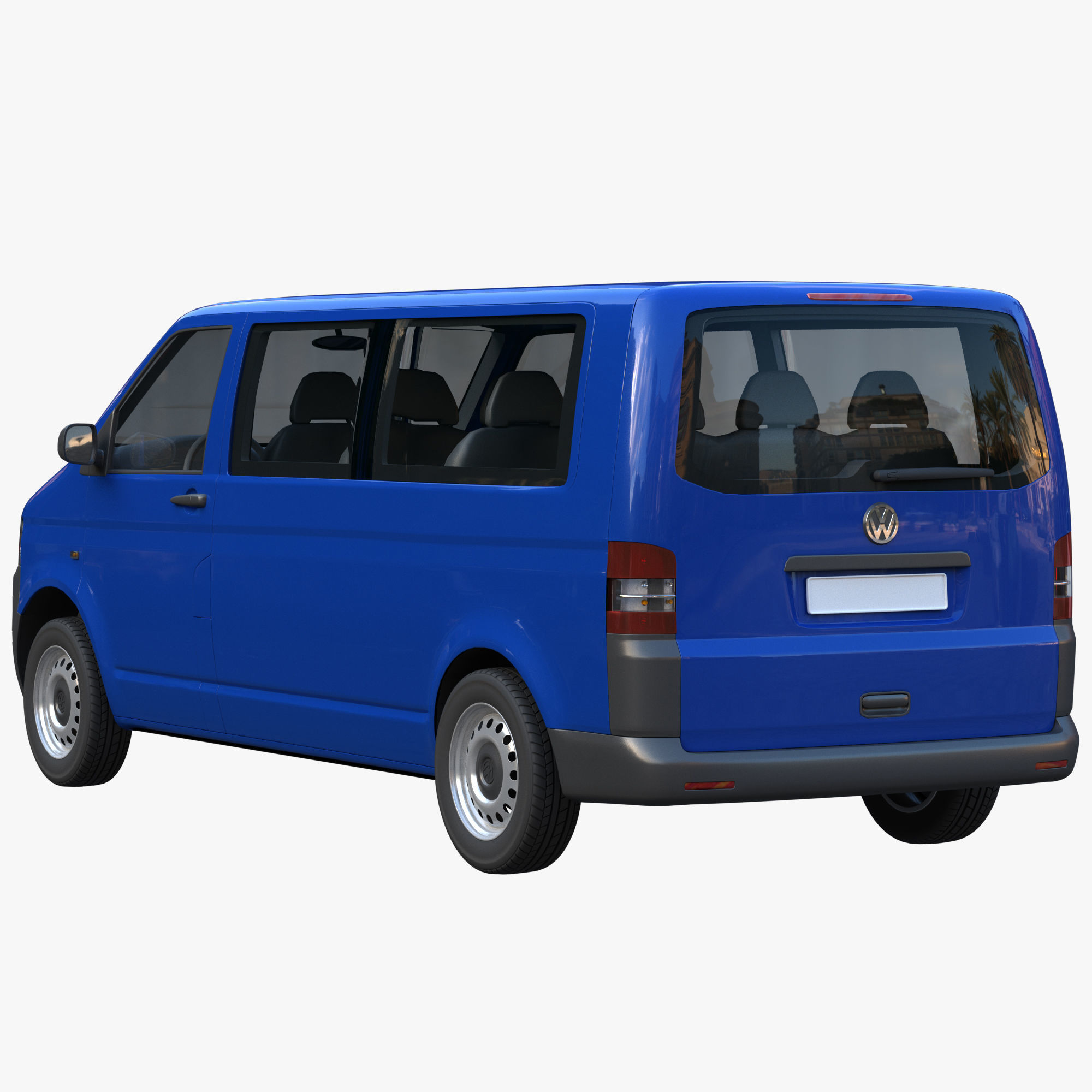 VW Multivan Transporter T5 3D Model Collection_23