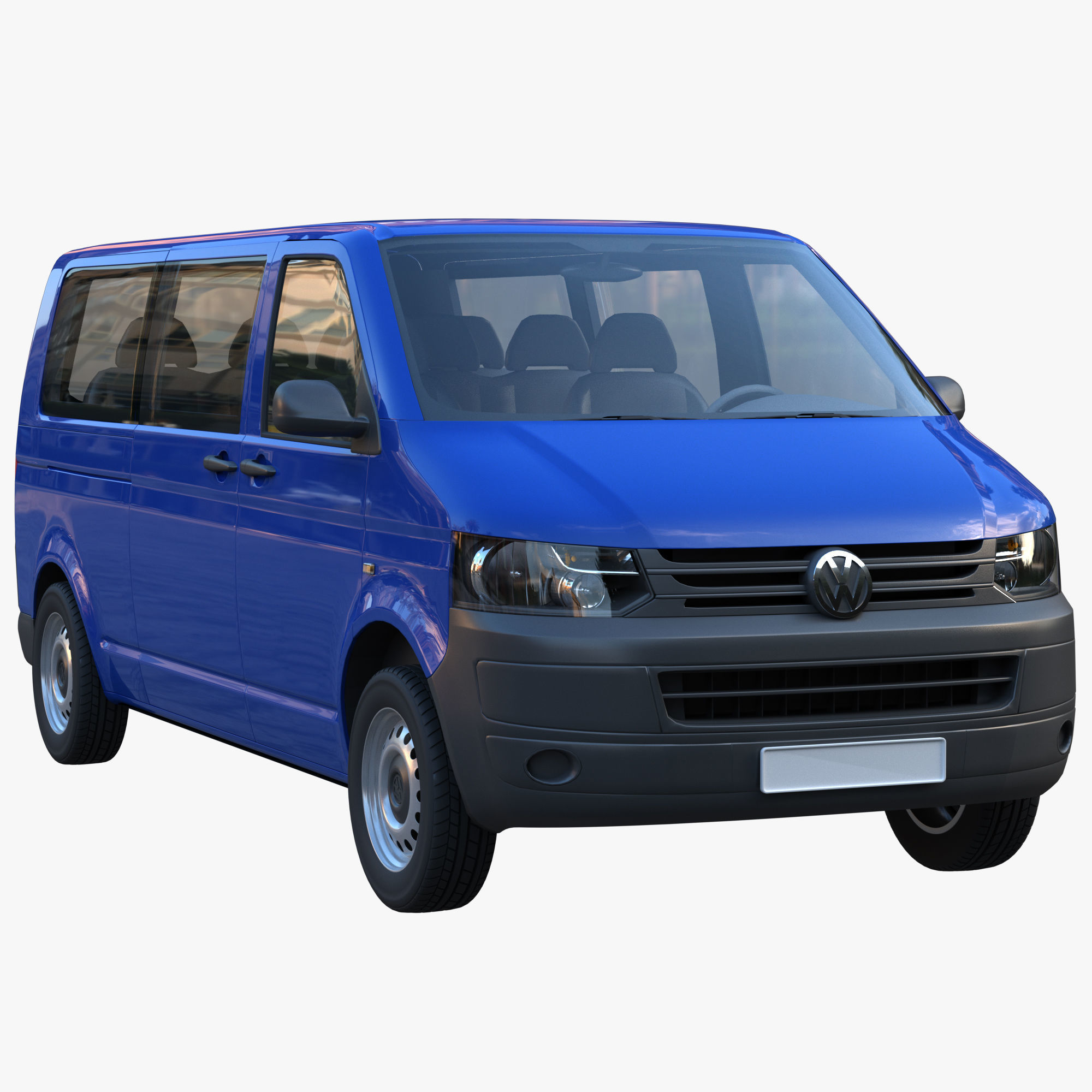 VW Multivan Transporter T5 3D Model Collection_21
