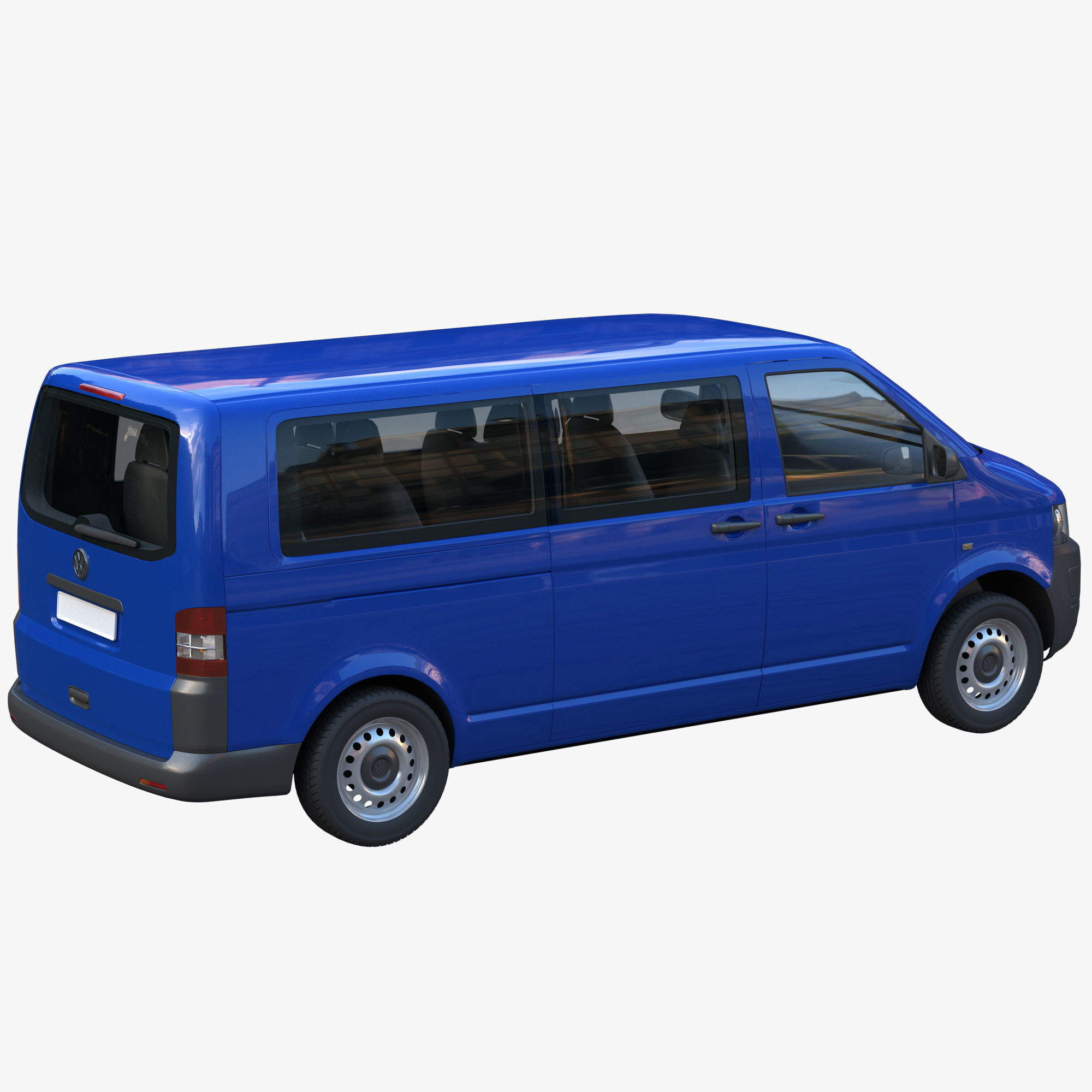 VW Multivan Transporter T5 3D Model Collection_19