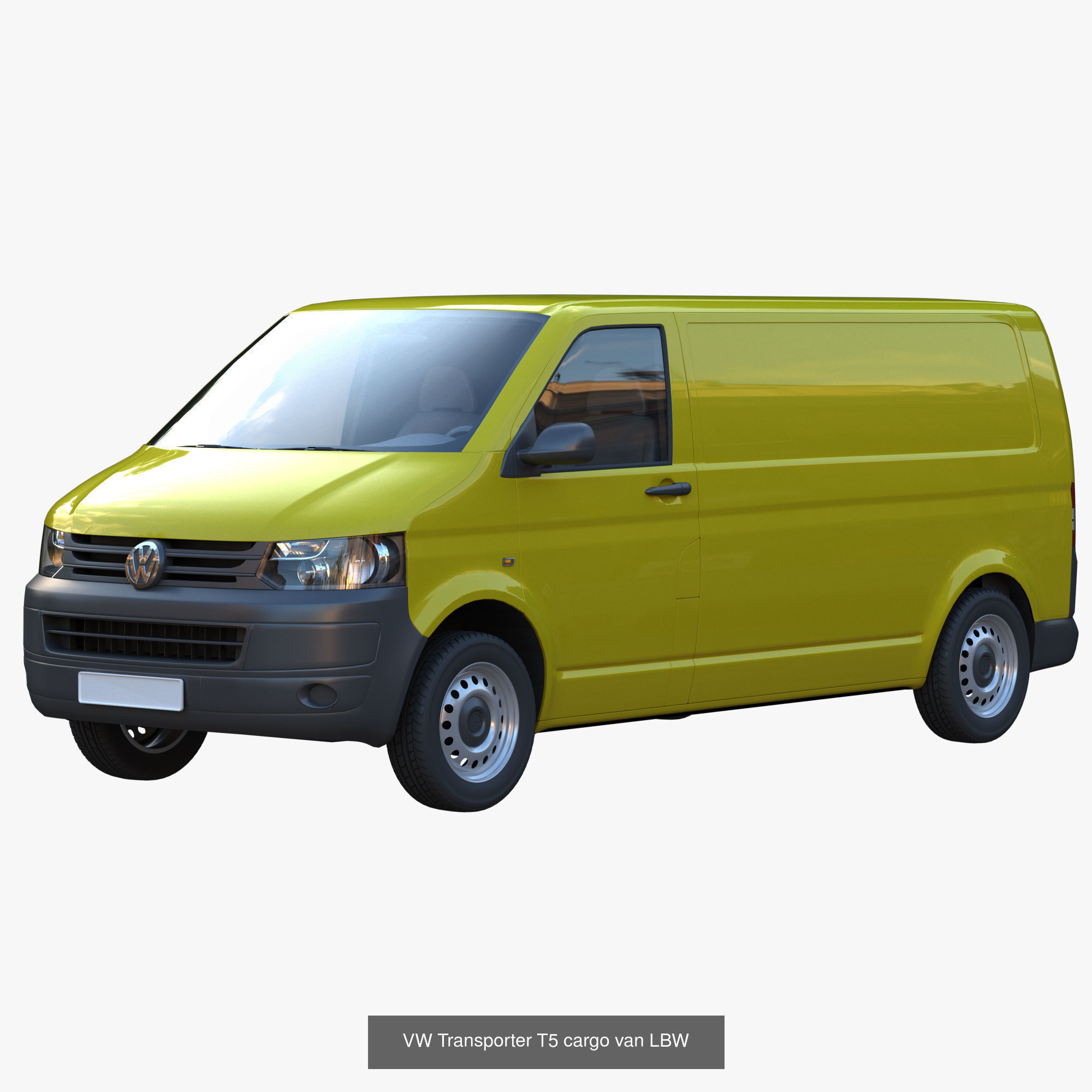 VW Multivan Transporter T5 3D Model Collection_4