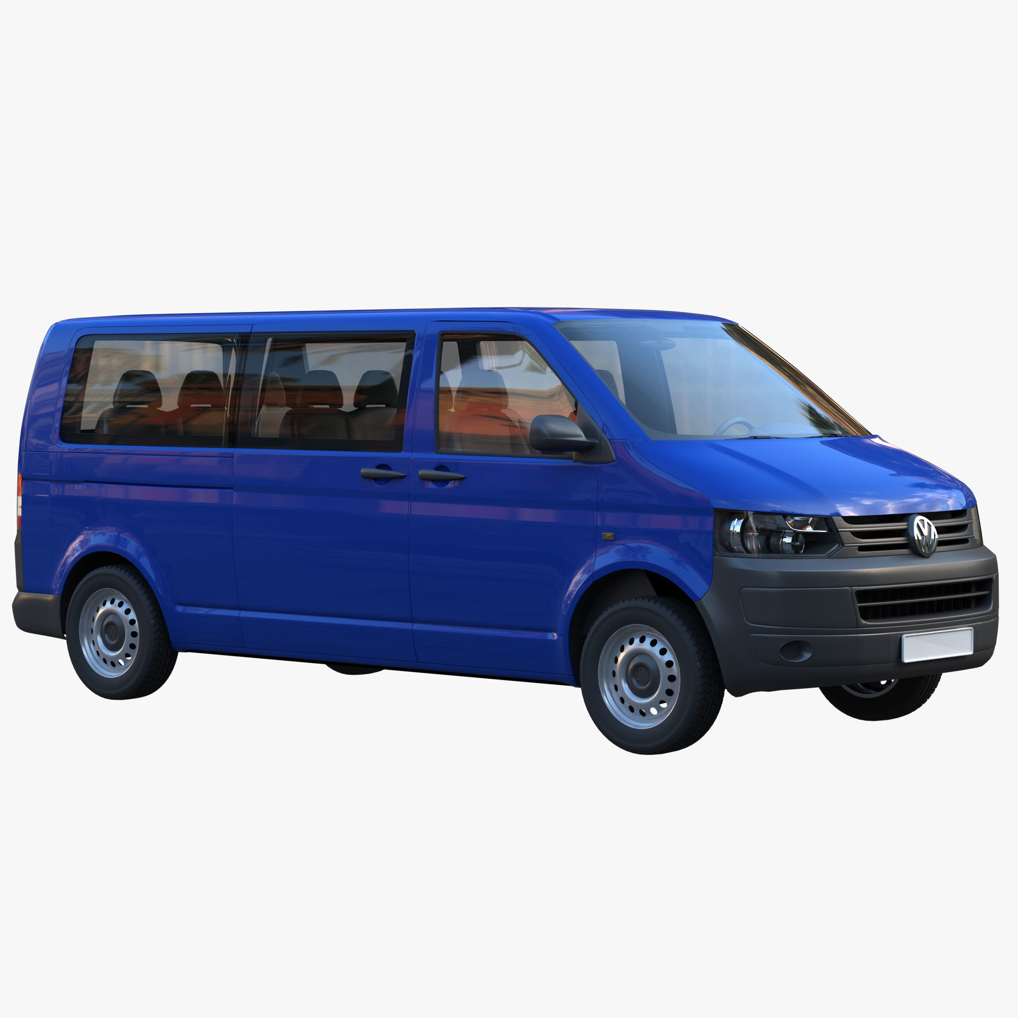 VW Multivan Transporter T5 3D Model Collection_18