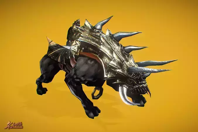 RPG Hyena 4 Low-poly 3D model