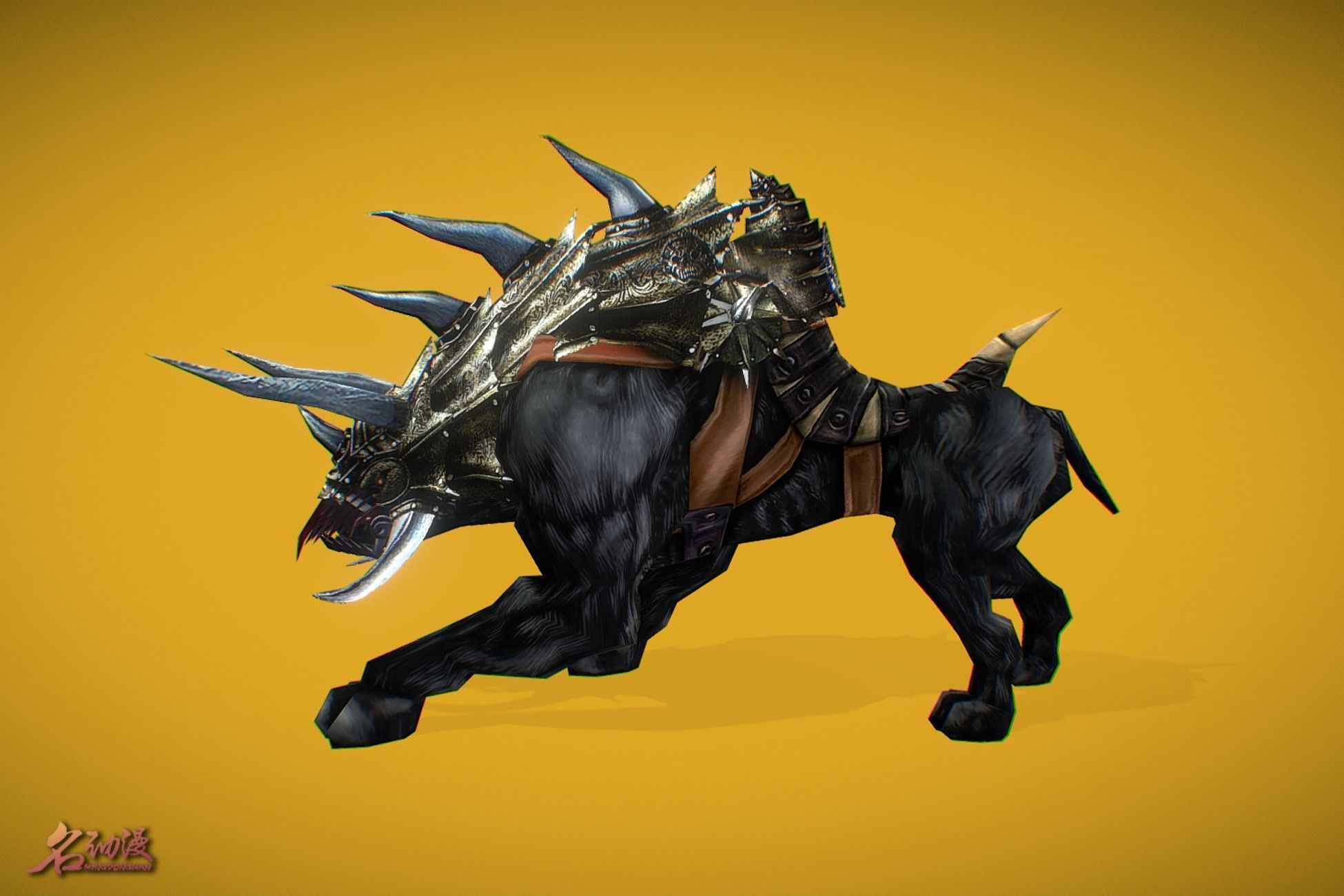 RPG Hyena 4 Low-poly 3D model_2