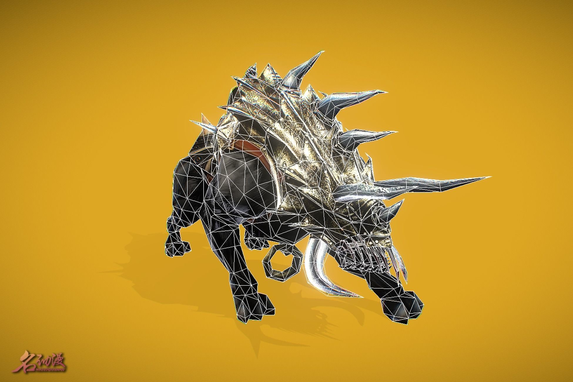 RPG Hyena 4 Low-poly 3D model_5