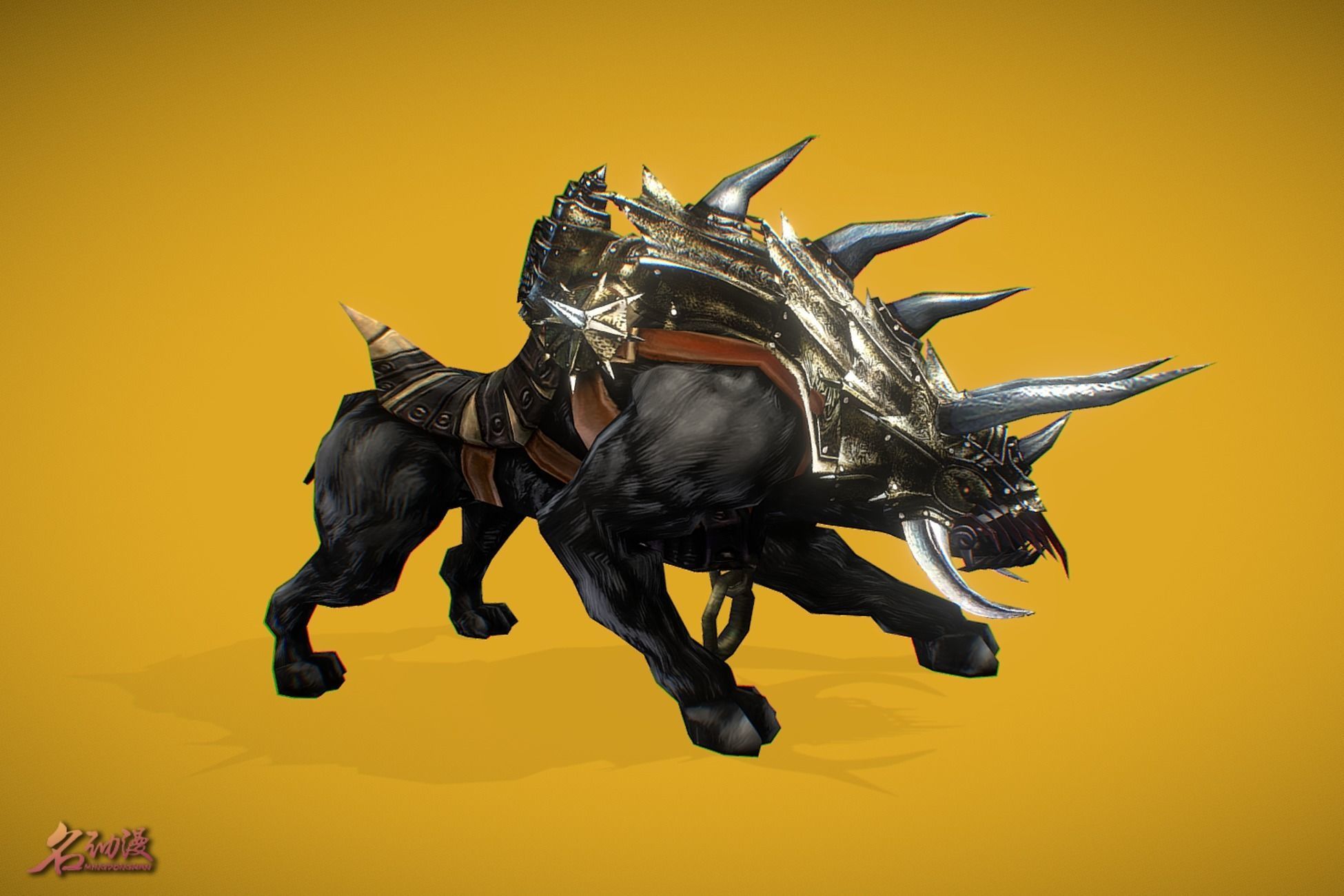 RPG Hyena 4 Low-poly 3D model_3