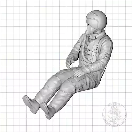 RUSSIAN JET-PILOT 3D print model