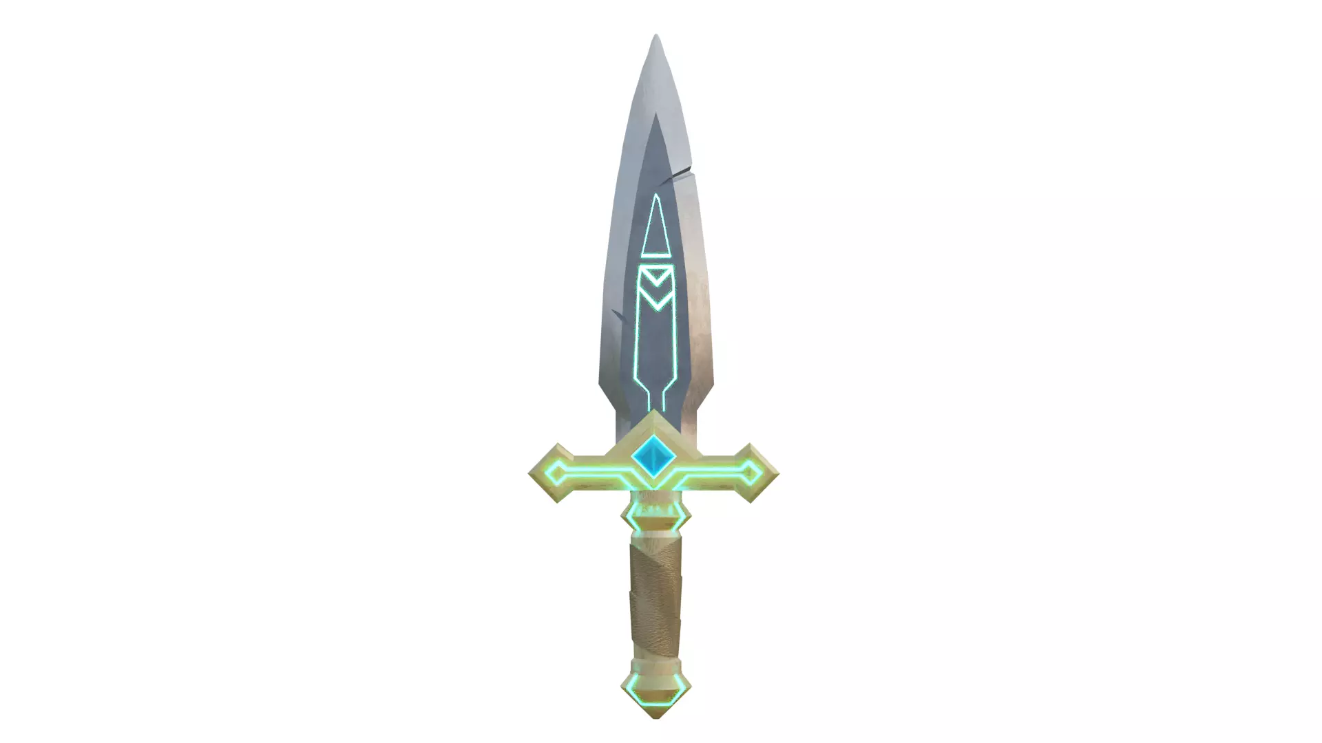 Stylized Game Ready Sword Asset Free Viktig Games Free low-poly 3D model