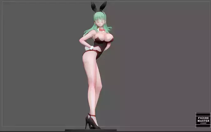 BULMA BUNNY MODIFIED STATUE DRAGONBALL ANIME ANIMATION GIRL 