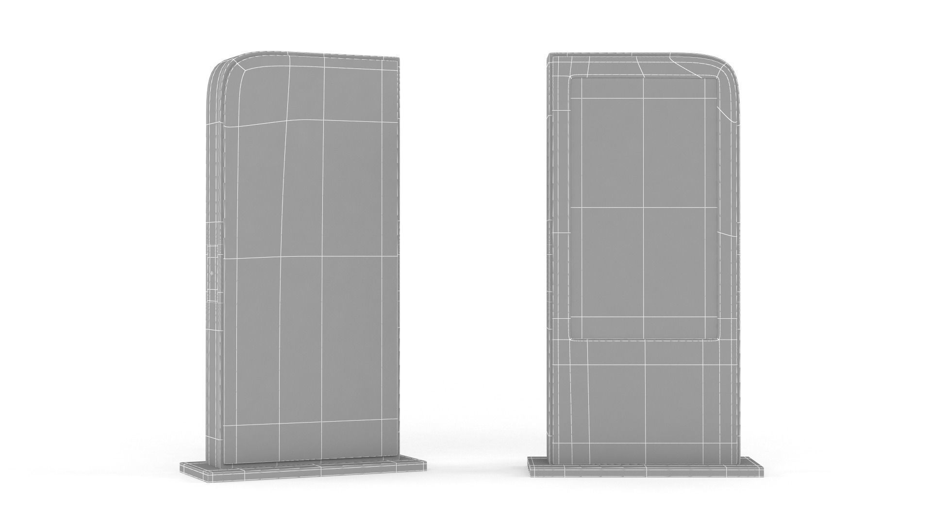 Information Kiosk 3D model_7