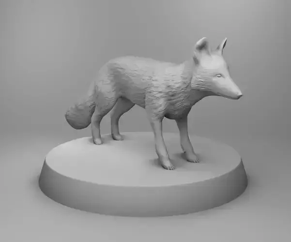 Wild fox 3D print model