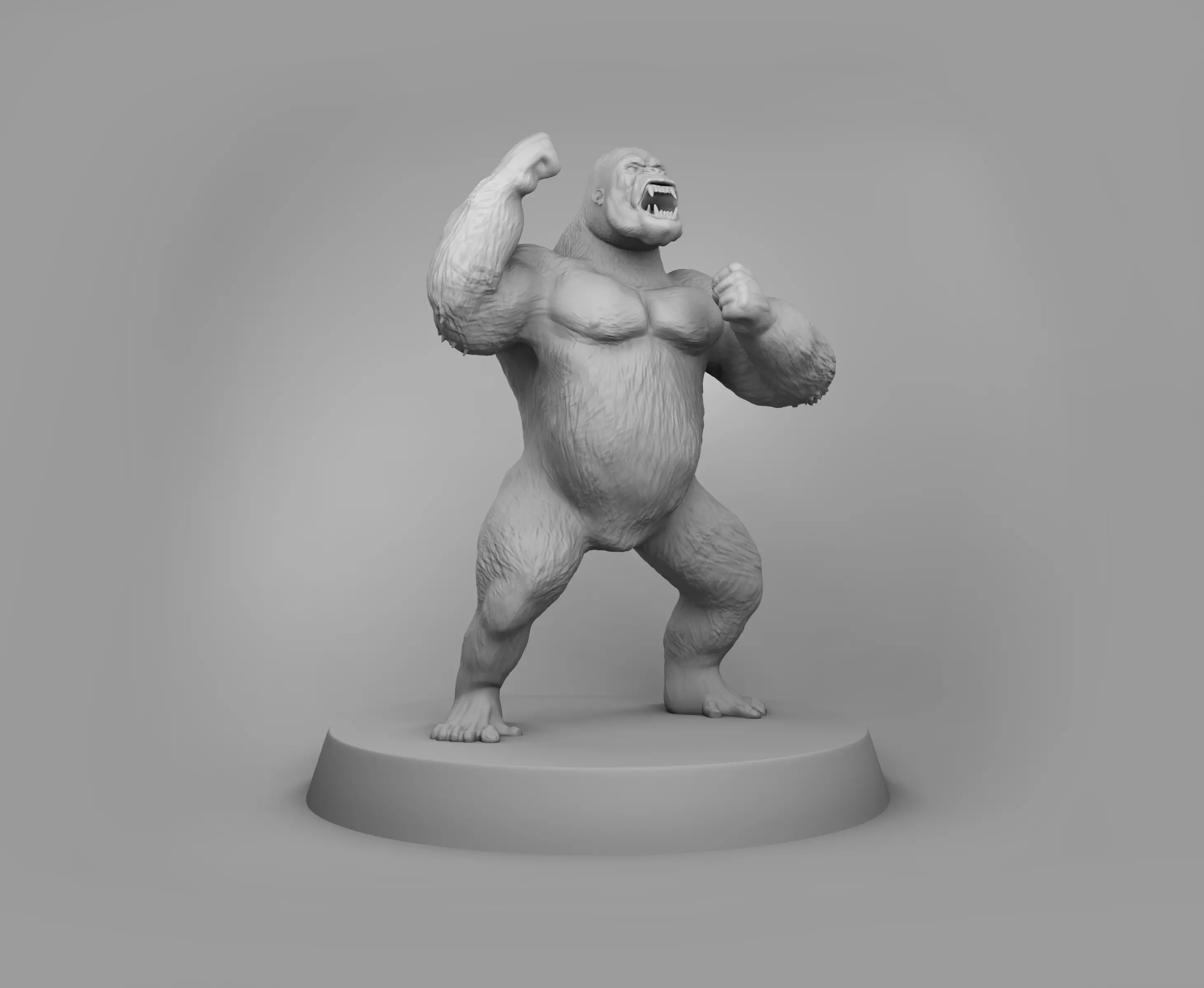 African gorilla 3D print model_0