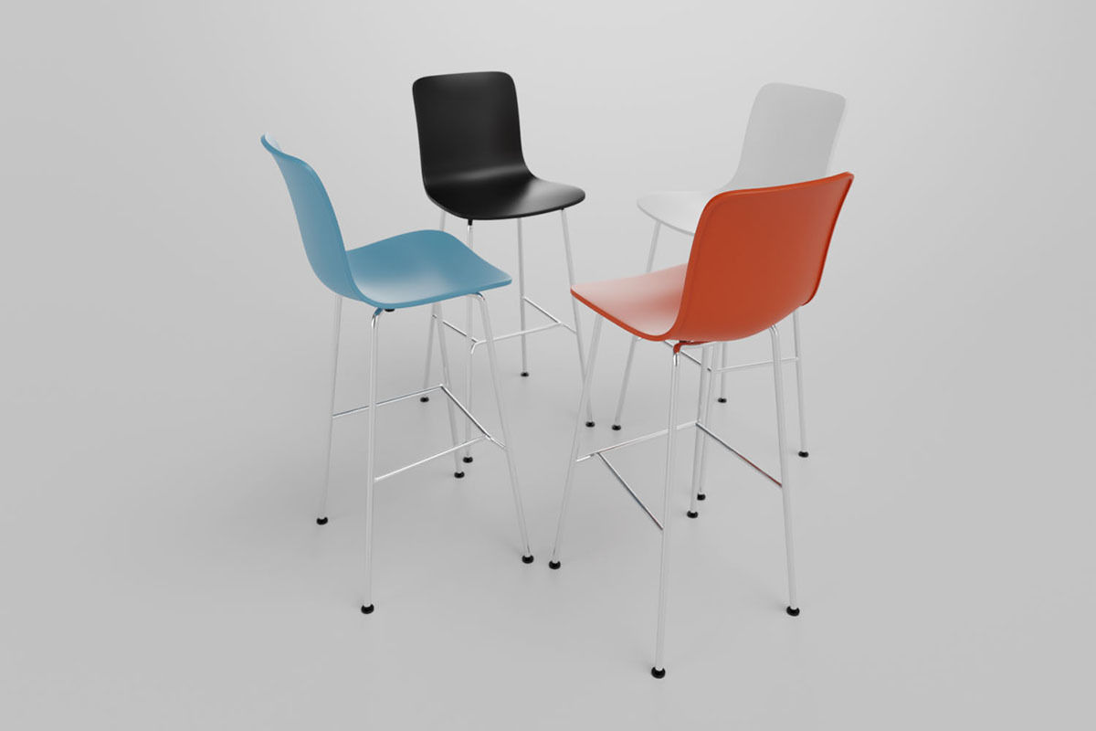 HAL Barstool 3D model_6