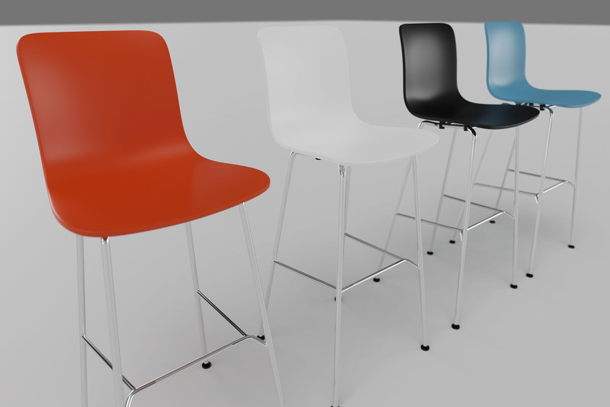 HAL Barstool 3D model_5