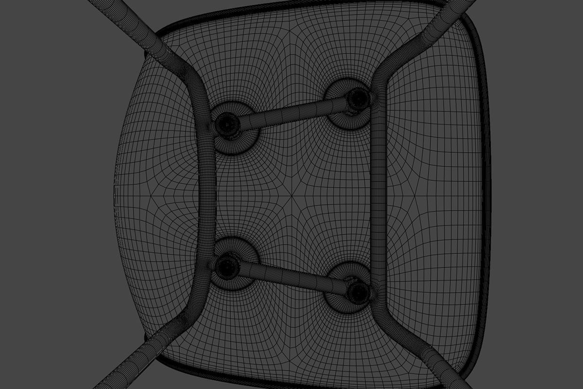 HAL Barstool 3D model_9