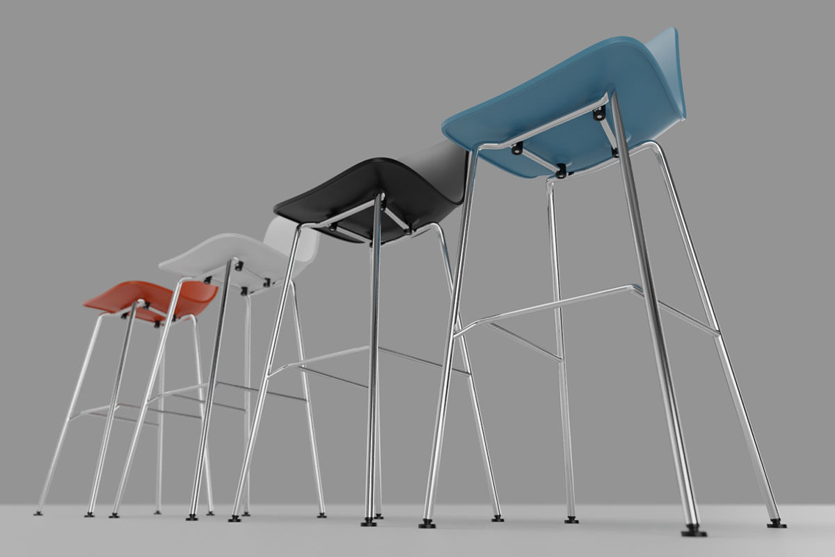 HAL Barstool 3D model_3