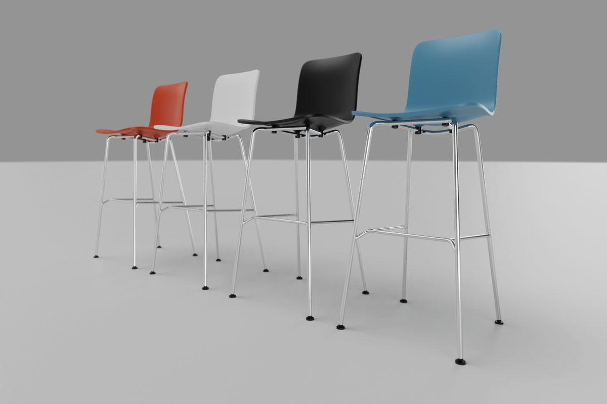 HAL Barstool 3D model_2