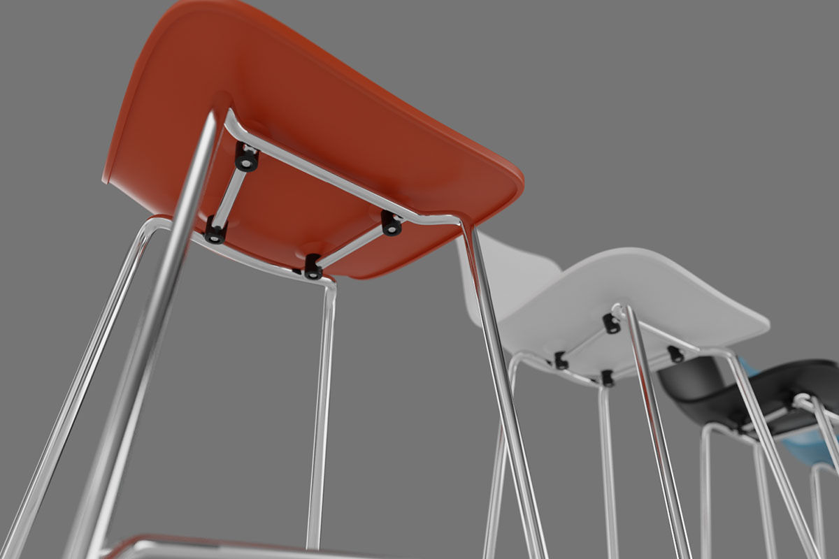 HAL Barstool 3D model_4