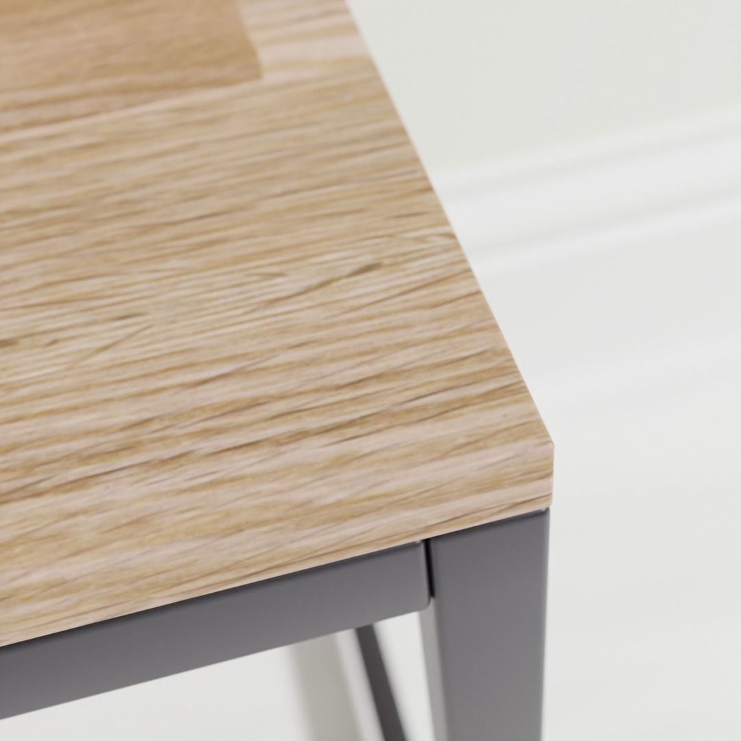 Oak Topped Nested Tables 3D model_5