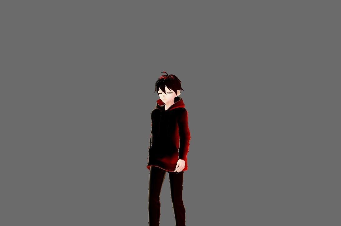 Lookzie Original Anime Character 3D model_3