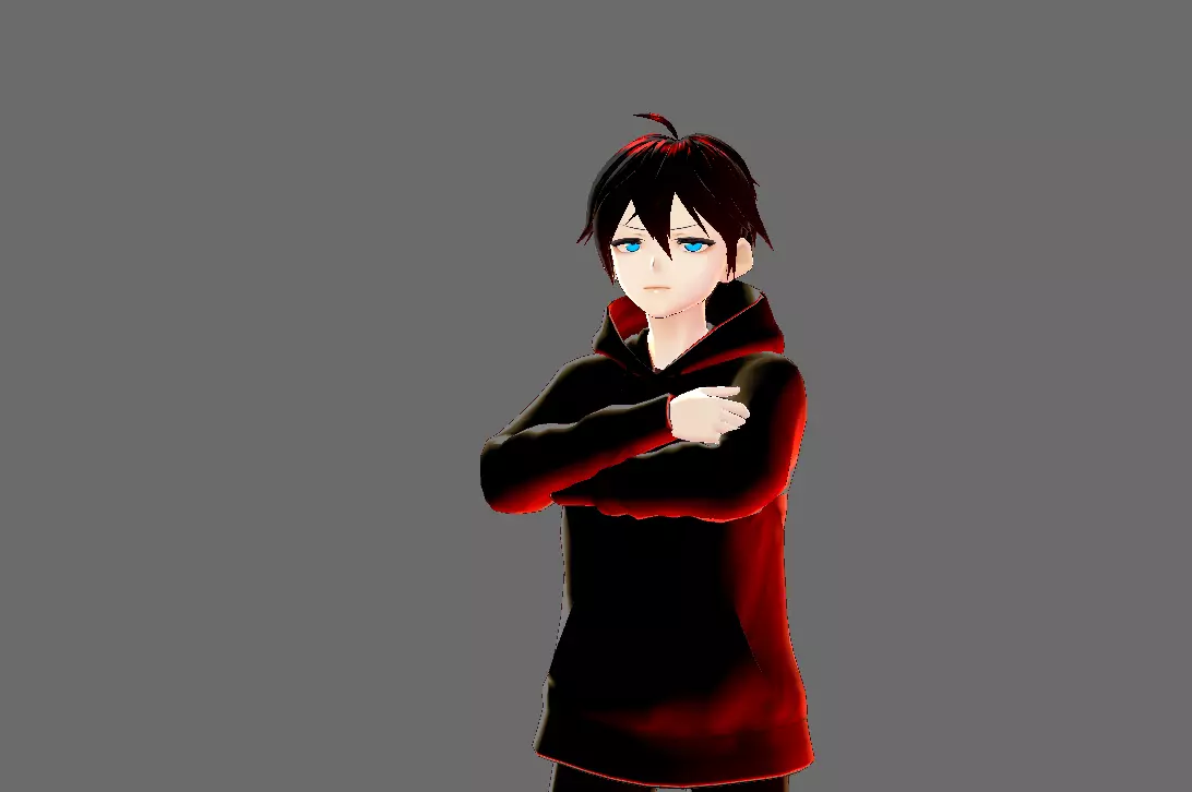 Lookzie Original Anime Character 3D model_0