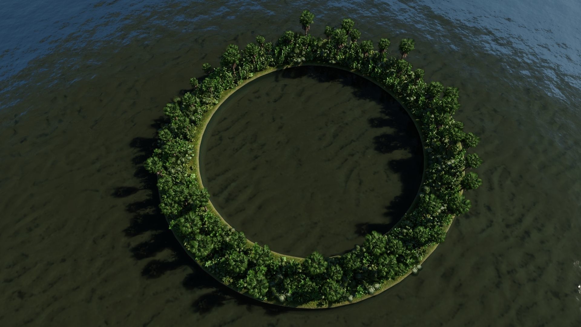 O Alphabet Island 3D model_3