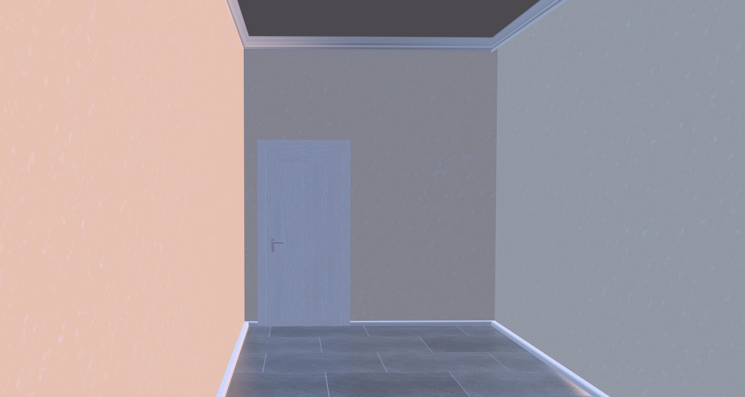 Symmetrical house with screen porches and a attic  3D model_16