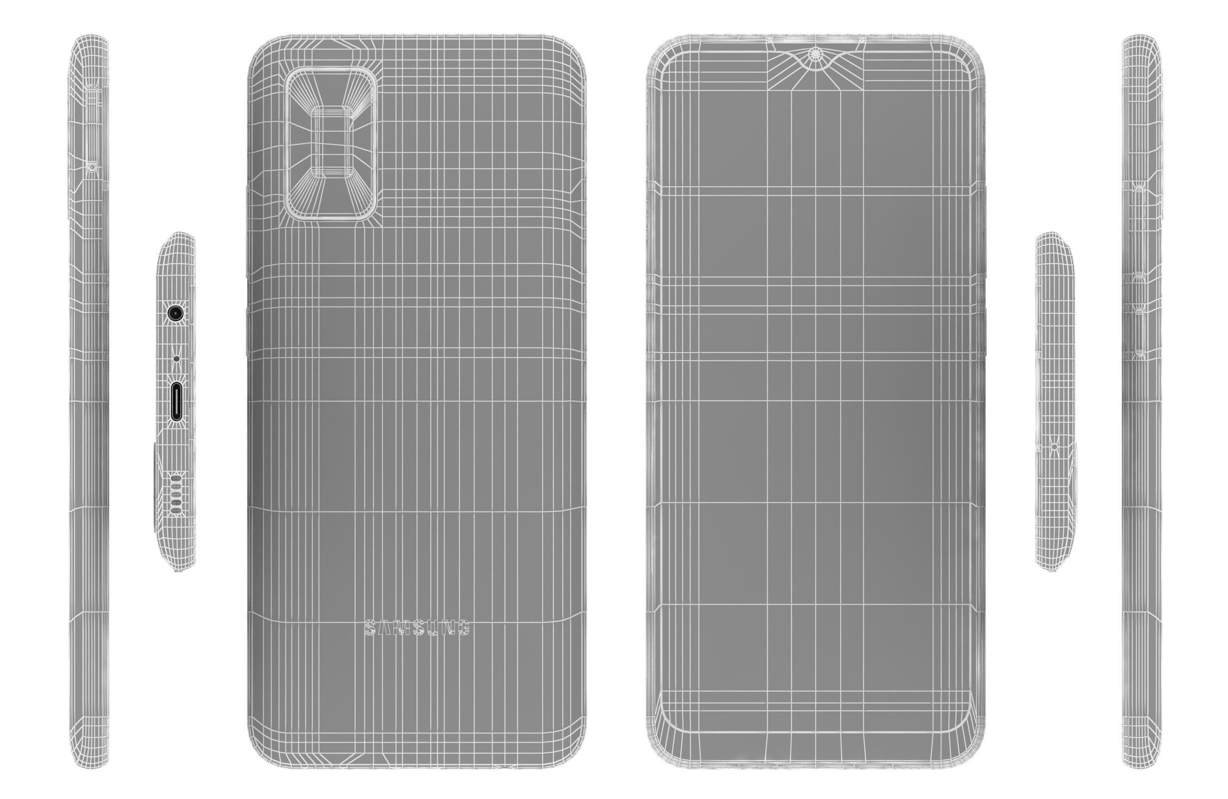 Samsung Galaxy A02s Black 3D model_15