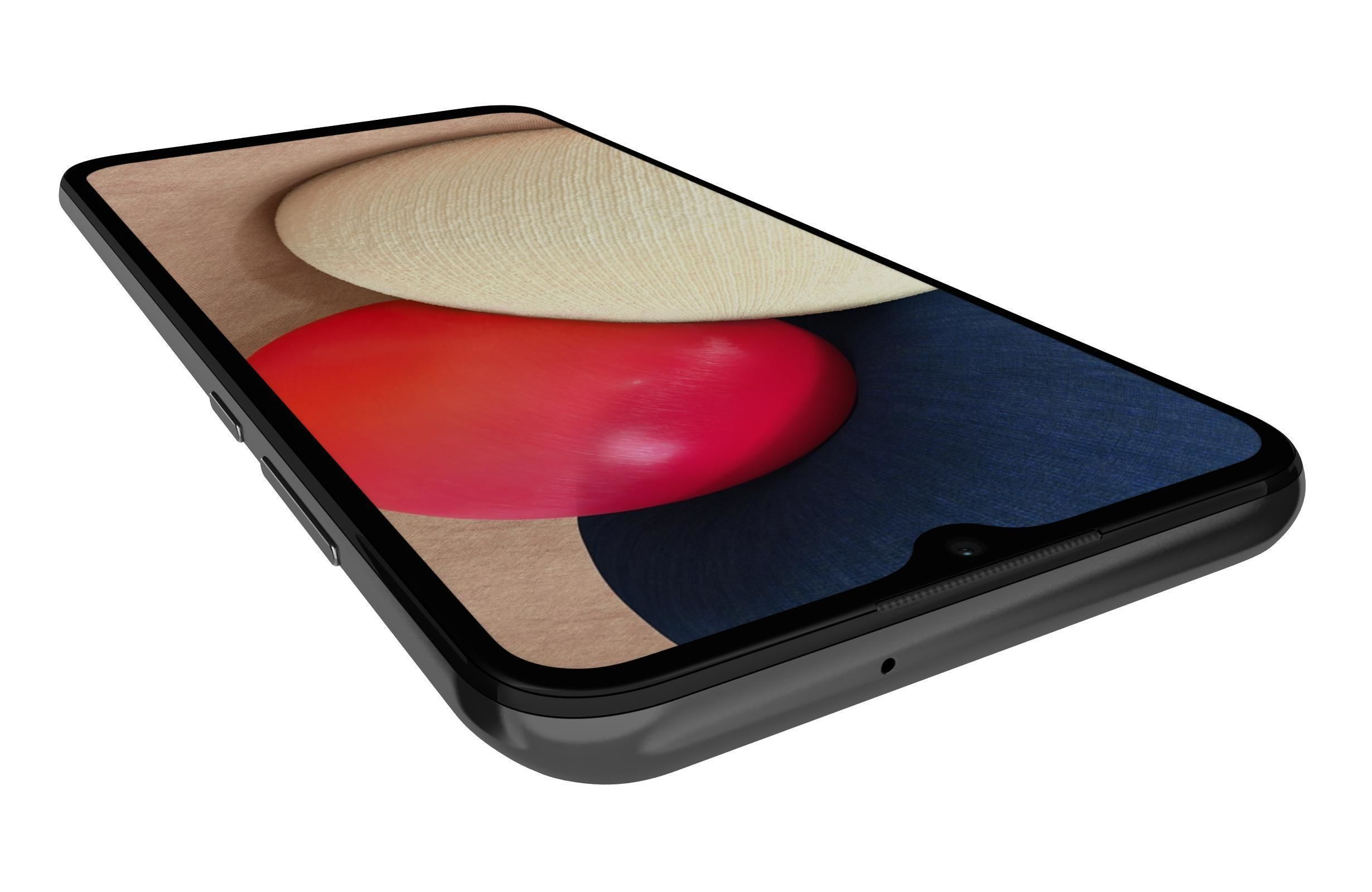 Samsung Galaxy A02s Black 3D model_12