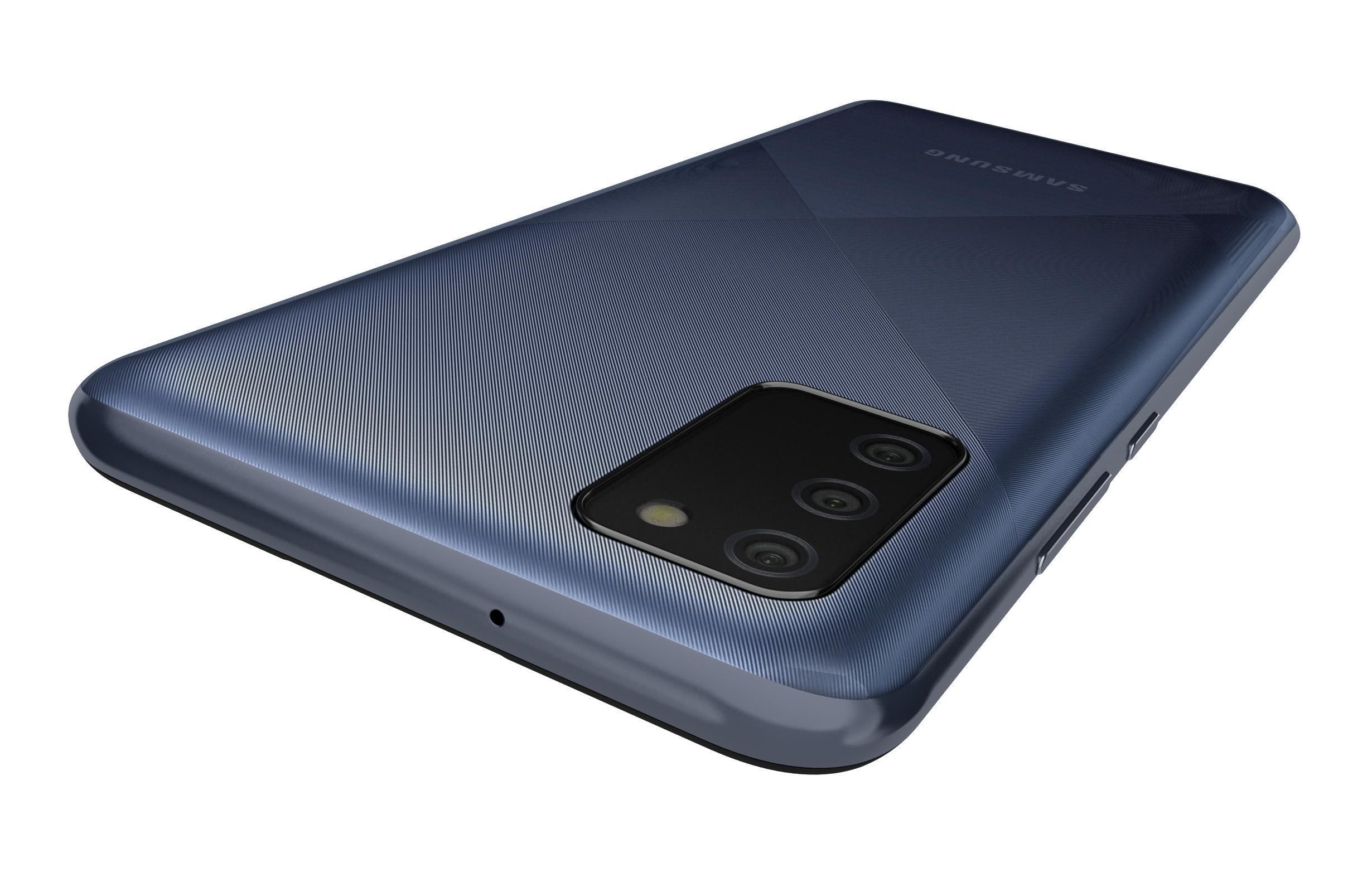 Samsung Galaxy A02s Blue 3D model_14