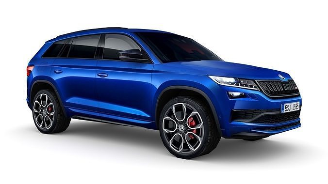 Skoda Kodiaq RS 2019 Low-poly 3D model
