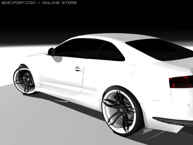 Audi s5 sport tuning ART power Low-poly 3D model_1